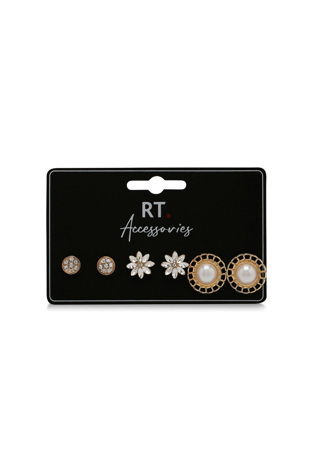 Redtag-Studs-Category:Jewellery,-Colour:Assorted,-Dept:Ladieswear,-Filter:Women's-Accessories,-LEC-Jewellery,-New-In,-New-In-Women-ACC,-Non-Sale,-Section:Women,-W22B-Women-