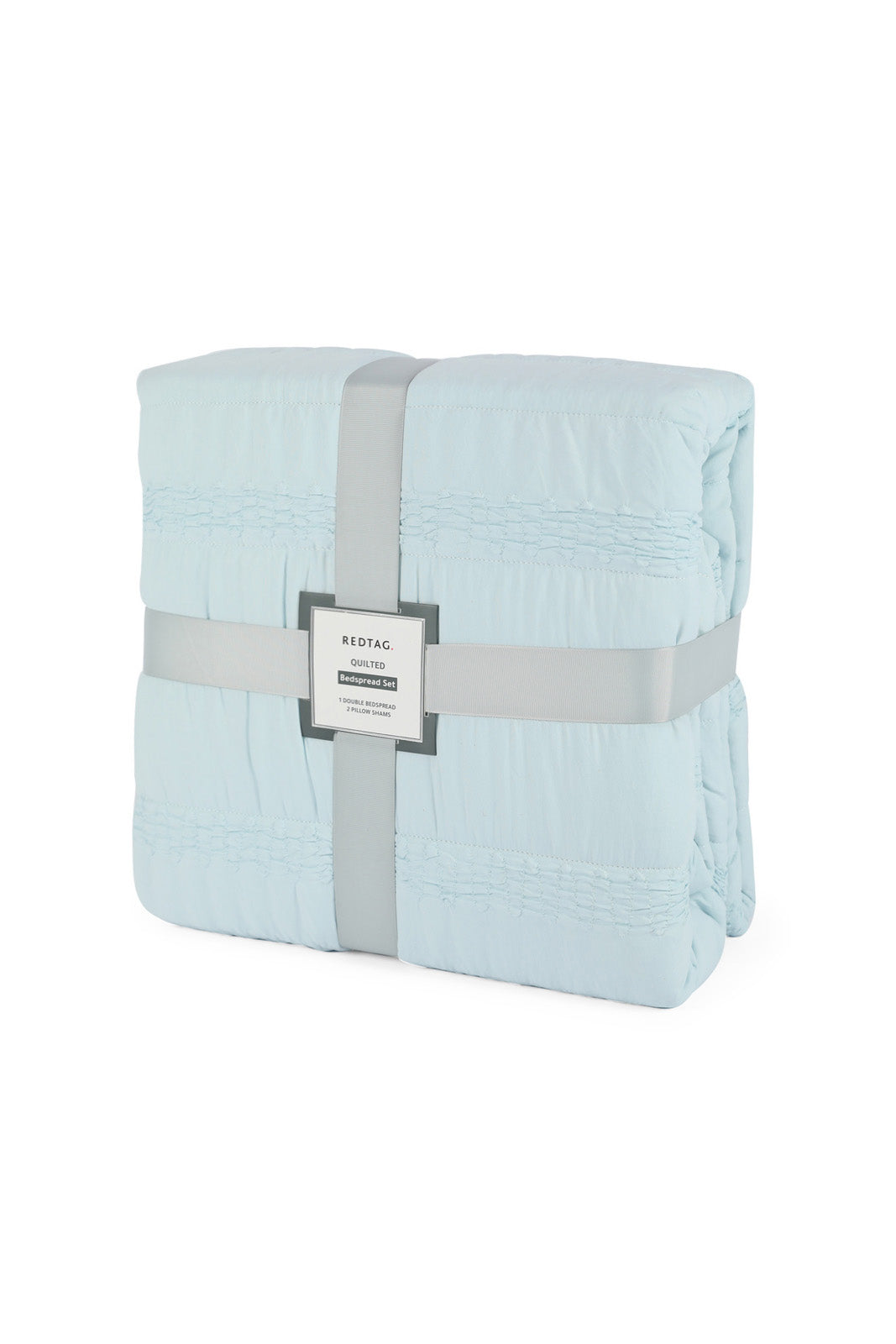 Redtag-Teal-3-Pc-Bedspread-Gathered-(Double-Size)-Category:Bedspreads,-Colour:Teal,-Deals:New-In,-Dept:Home,-Filter:Home-Bedroom,-HMW-BED-Bedspreads,-Nature,-New-In-HMW-BED,-Non-Sale,-Section:Homewares,-W22B-Home-Bedroom-