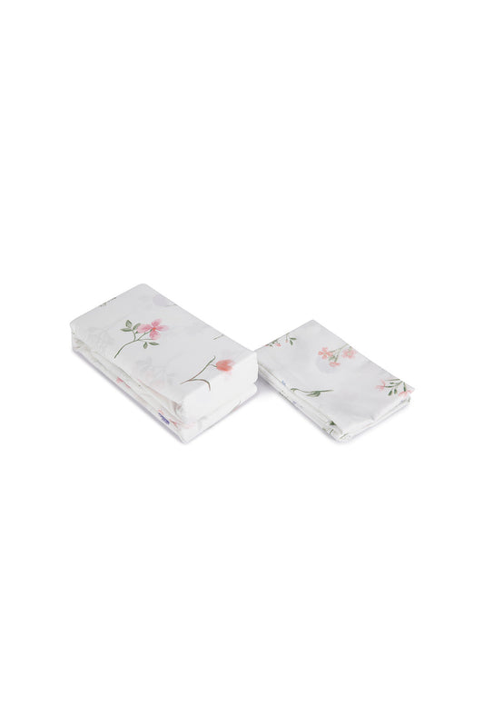 Redtag-White-Floral-Flat-Sheet-(Single-Size)-365,-Category:Flat-Sheets,-Colour:White,-Deals:New-In,-Dept:Home,-Filter:Home-Bedroom,-HMW-BED-Flat-Sheets,-New-In-HMW-BED,-Non-Sale,-Section:Homewares-Home-Bedroom-