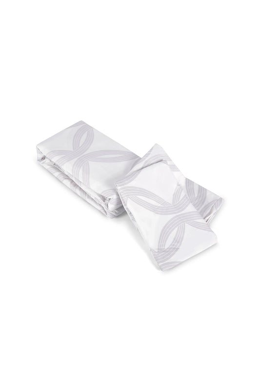 Redtag-White-Geometic-Flat-Sheet-(King-Size)-365,-Category:Flat-Sheets,-Colour:White,-Deals:New-In,-Dept:Home,-Filter:Home-Bedroom,-HMW-BED-Flat-Sheets,-New-In-HMW-BED,-Non-Sale,-Section:Homewares-Home-Bedroom-