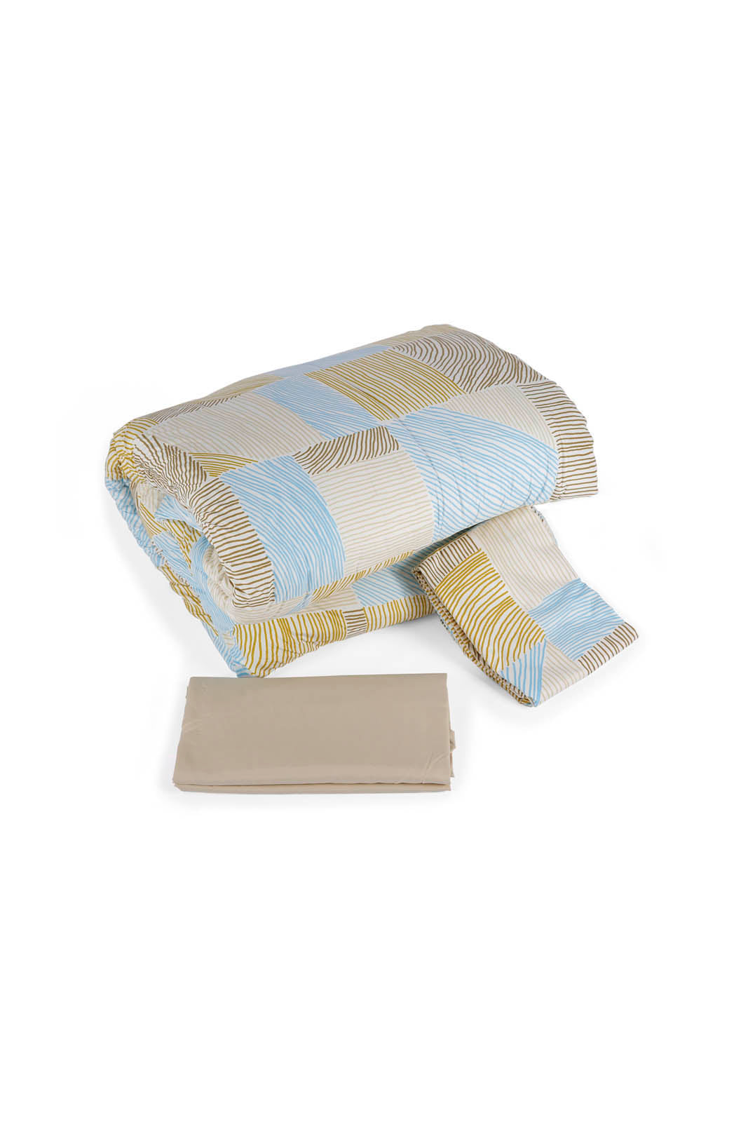 Redtag-Beige-3Pc-Abstract-Comforter-Set-(Double-Size)-365,-Category:Comforters,-Colour:Beige,-Deals:New-In,-Dept:Home,-Filter:Home-Bedroom,-HMW-BED-Comforters,-New-In-HMW-BED,-Non-Sale,-Section:Homewares-Home-Bedroom-
