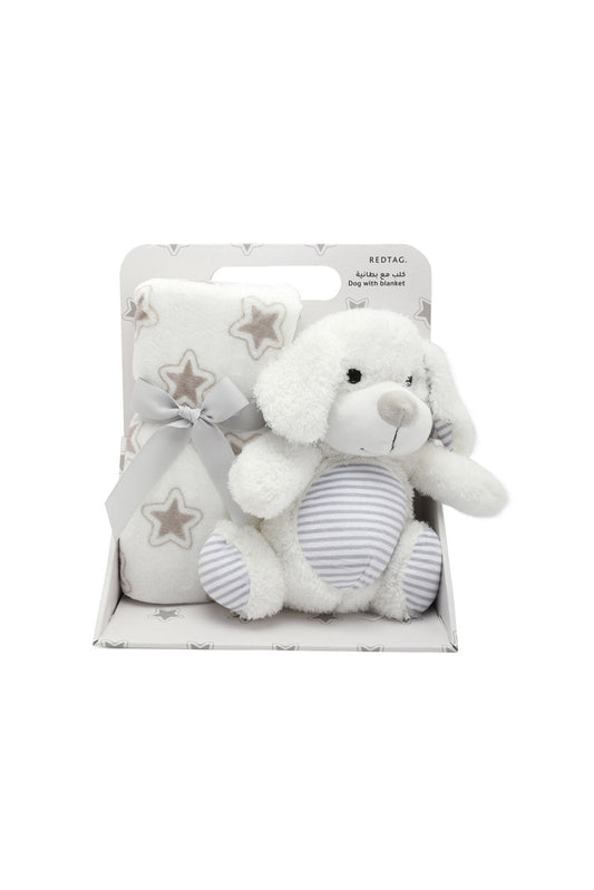Redtag-Grey/White-Bear/Dog/Rabbit-3-Soft-Baby-Blanket-365,-Category:Newborn-Accessories,-Colour:Assorted,-Dept:New-Born,-Filter:Newborn-Accessories,-NBN-Newborn-Accessories,-New-In,-New-In-NBN-ACC,-Non-Sale,-Section:Boys-(0-to-14Yrs)-New-Born-Baby-