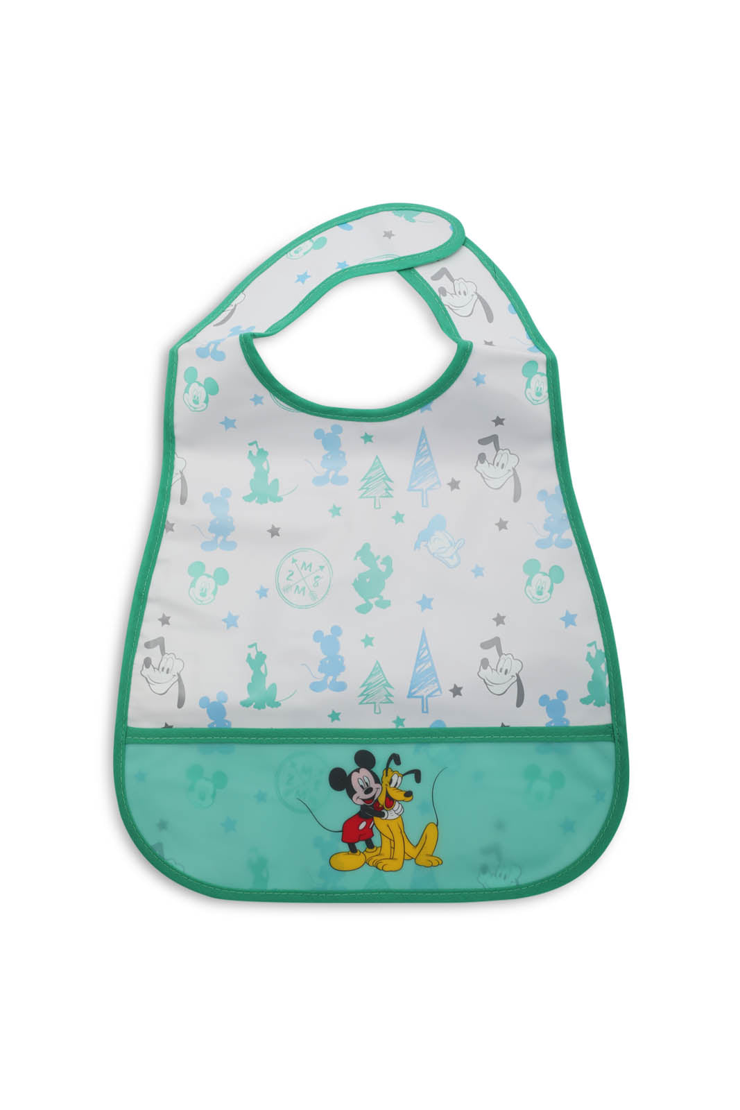 Redtag-Light-Mint/White-Mickey-2Pcs-Printed-Peva-Bib-Category:Newborn-Accessories,-CHR,-Colour:Mint,-Dept:New-Born,-Filter:Newborn-Accessories,-NBN-Newborn-Accessories,-New-In,-New-In-NBN-ACC,-Non-Sale,-Section:Boys-(0-to-14Yrs),-W22A-New-Born-Baby-