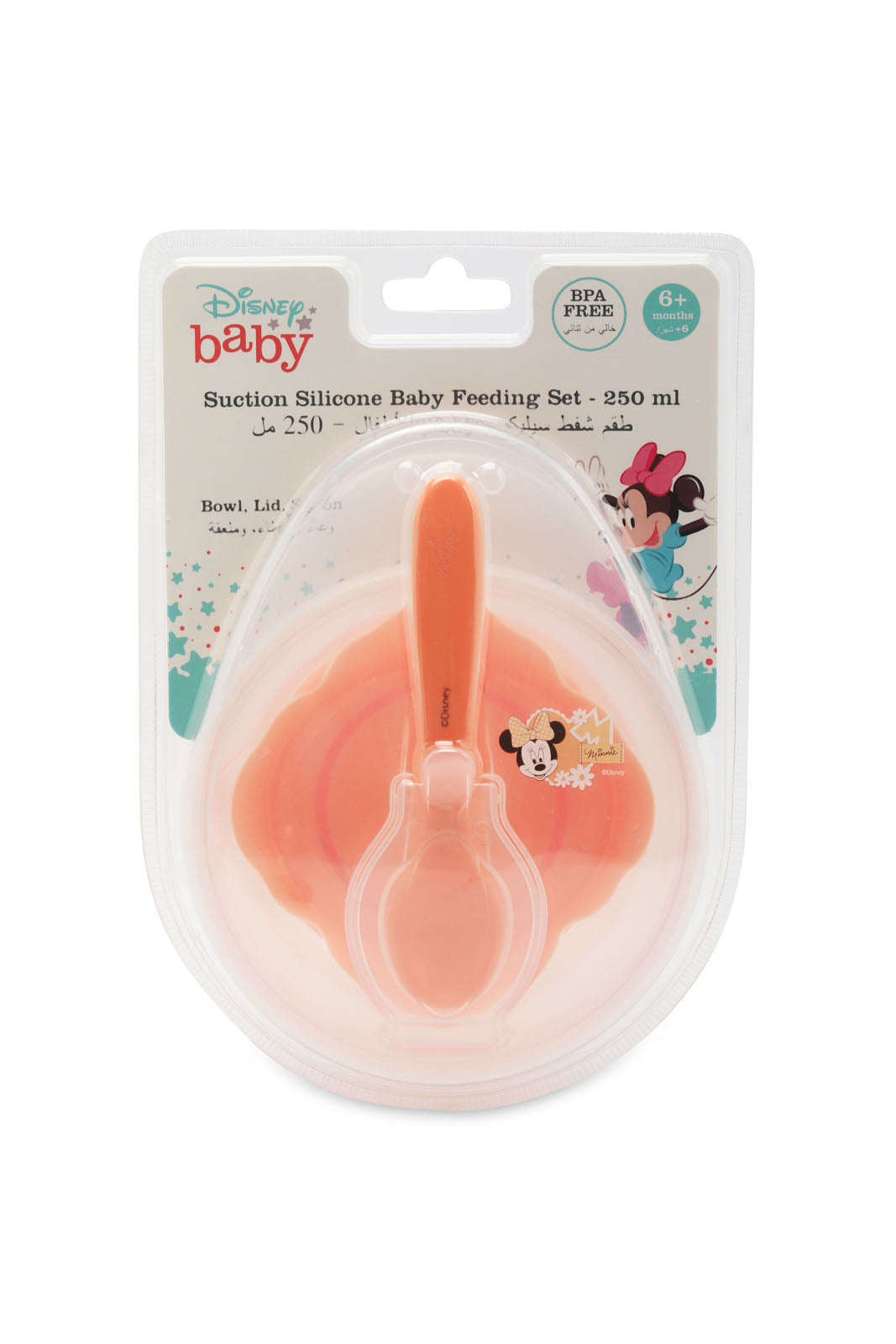 Redtag-Pink/White-Minnie-Baby-Feeding-Set-2Pcs-Bowl-And-Spoon-Feeding-Set-Category:Newborn-Accessories,-CHR,-Colour:Pink,-Dept:New-Born,-Filter:Newborn-Accessories,-NBN-Newborn-Accessories,-New-In,-New-In-NBN-ACC,-Non-Sale,-Section:Boys-(0-to-14Yrs),-W22A-New-Born-Baby-