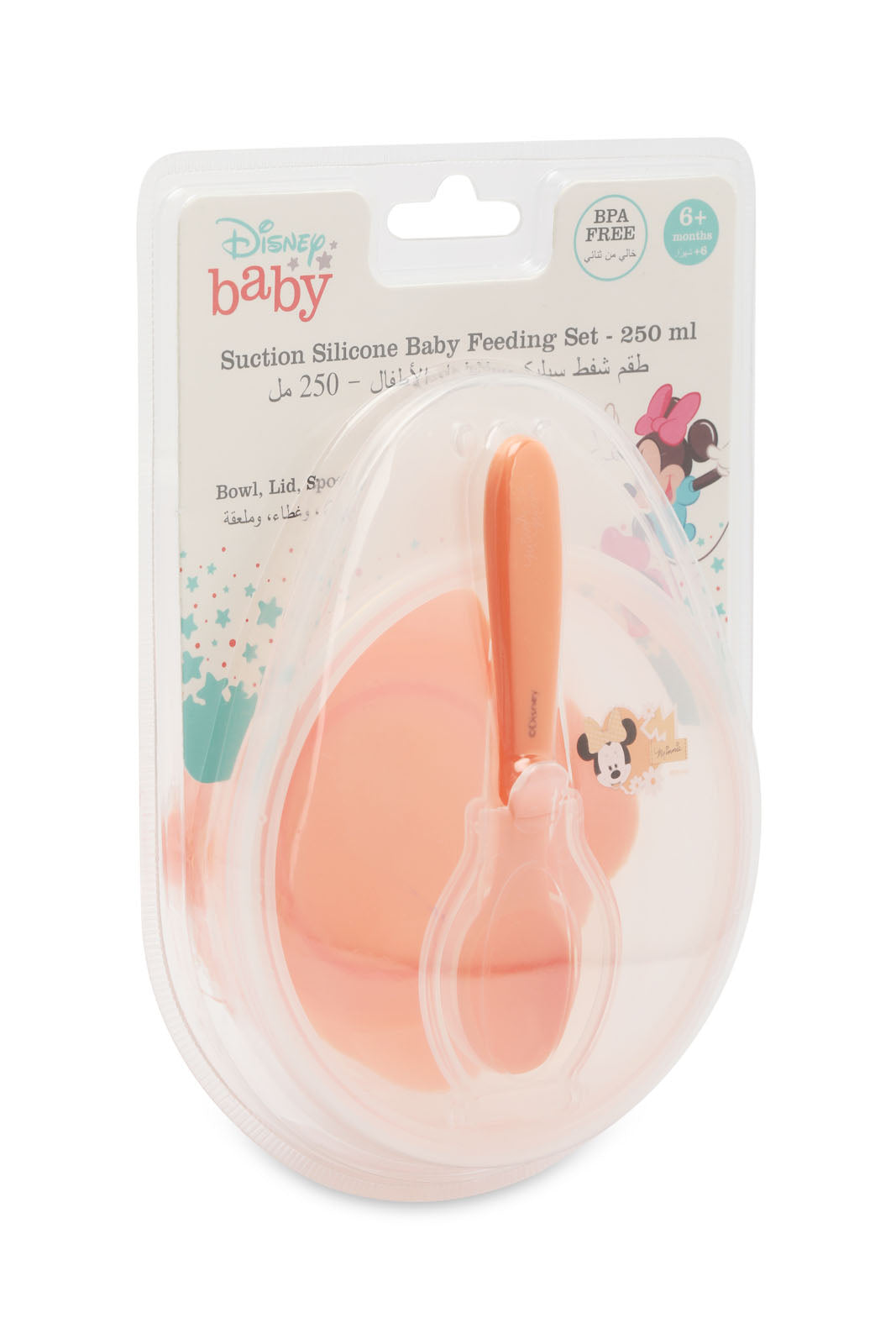 Redtag-Pink/White-Minnie-Baby-Feeding-Set-2Pcs-Bowl-And-Spoon-Feeding-Set-Category:Newborn-Accessories,-CHR,-Colour:Pink,-Dept:New-Born,-Filter:Newborn-Accessories,-NBN-Newborn-Accessories,-New-In,-New-In-NBN-ACC,-Non-Sale,-Section:Boys-(0-to-14Yrs),-W22A-New-Born-Baby-