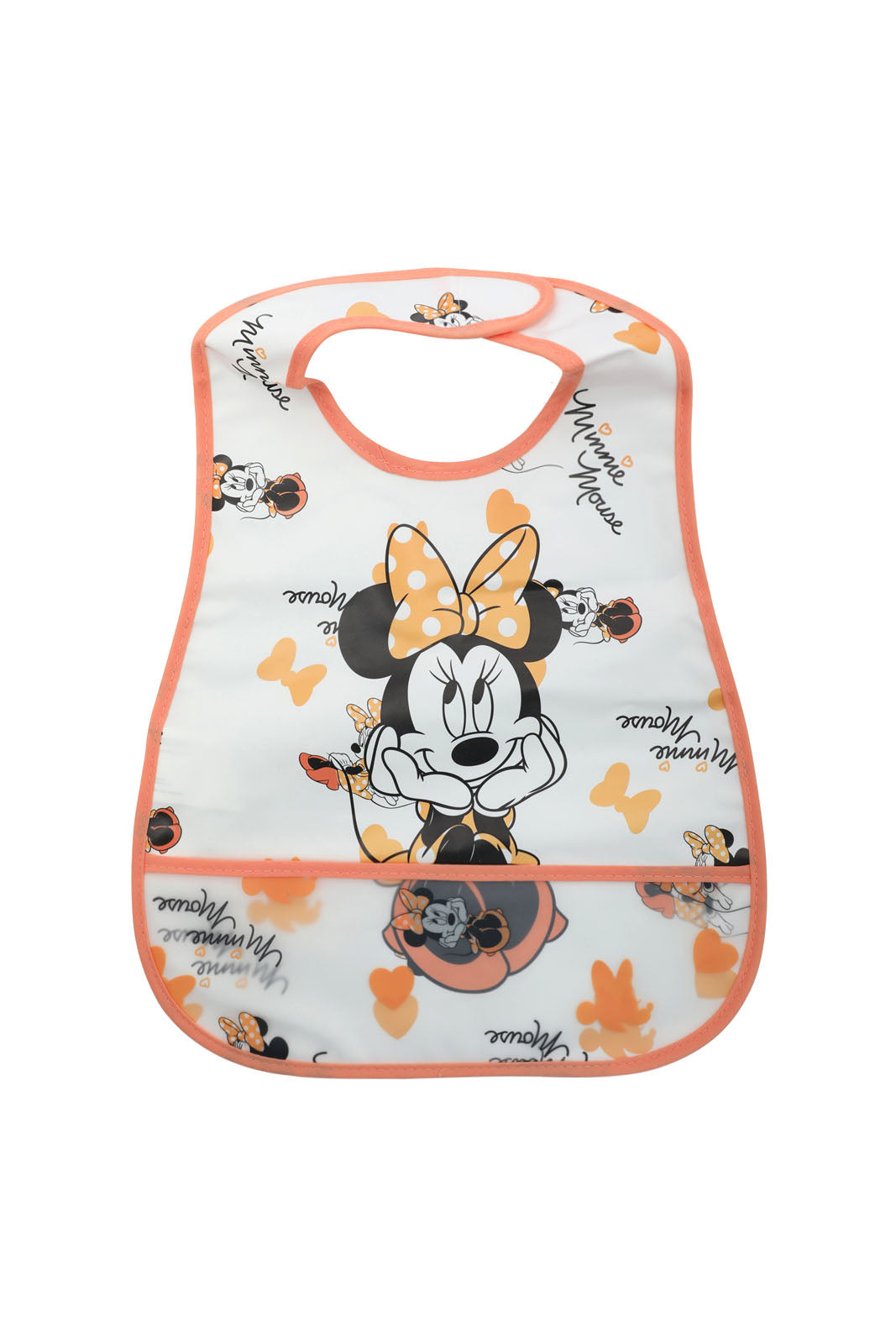 Redtag-Pink/White-Minnie-2Pcs-Printed-Peva-Bib-Category:Newborn-Accessories,-CHR,-Colour:Pink,-Dept:New-Born,-Filter:Newborn-Accessories,-NBN-Newborn-Accessories,-New-In,-New-In-NBN-ACC,-Non-Sale,-Section:Boys-(0-to-14Yrs),-W22A-New-Born-Baby-