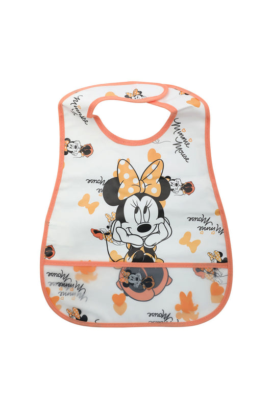 Redtag-Pink/White-Minnie-2Pcs-Printed-Peva-Bib-Category:Newborn-Accessories,-CHR,-Colour:Pink,-Dept:New-Born,-Filter:Newborn-Accessories,-NBN-Newborn-Accessories,-New-In,-New-In-NBN-ACC,-Non-Sale,-Section:Boys-(0-to-14Yrs),-W22A-New-Born-Baby-