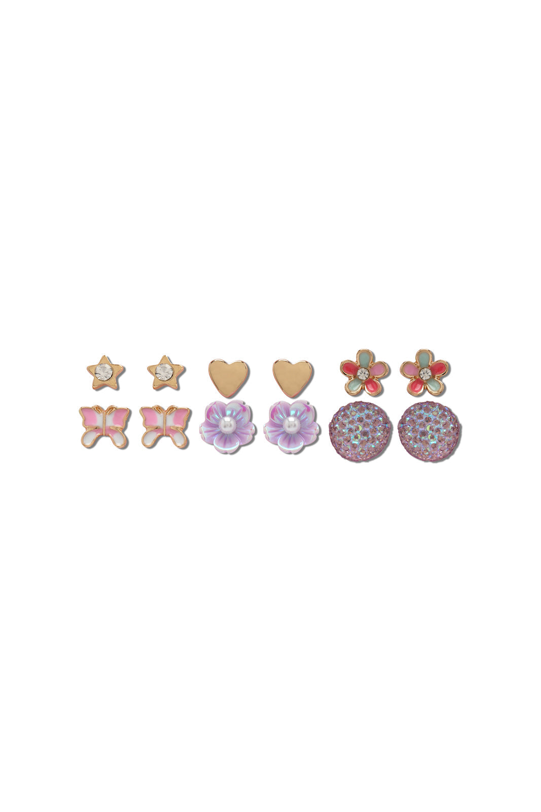 Redtag-S/12-Stud-Category:Jewellery,-Colour:Assorted,-Dept:Girls,-Filter:Girls-Accessories,-GIR-Jewellery,-New-In,-New-In-GIR-ACC,-Non-Sale,-Section:Girls-(0-to-14Yrs),-W22B-Girls-