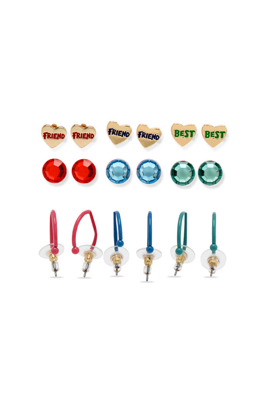 Redtag-Pink-S/18-Stud-Category:Jewellery,-Colour:Pink,-Dept:Girls,-Filter:Girls-Accessories,-GIR-Jewellery,-New-In,-New-In-GIR-ACC,-Non-Sale,-Section:Girls-(0-to-14Yrs),-W22B-Girls-