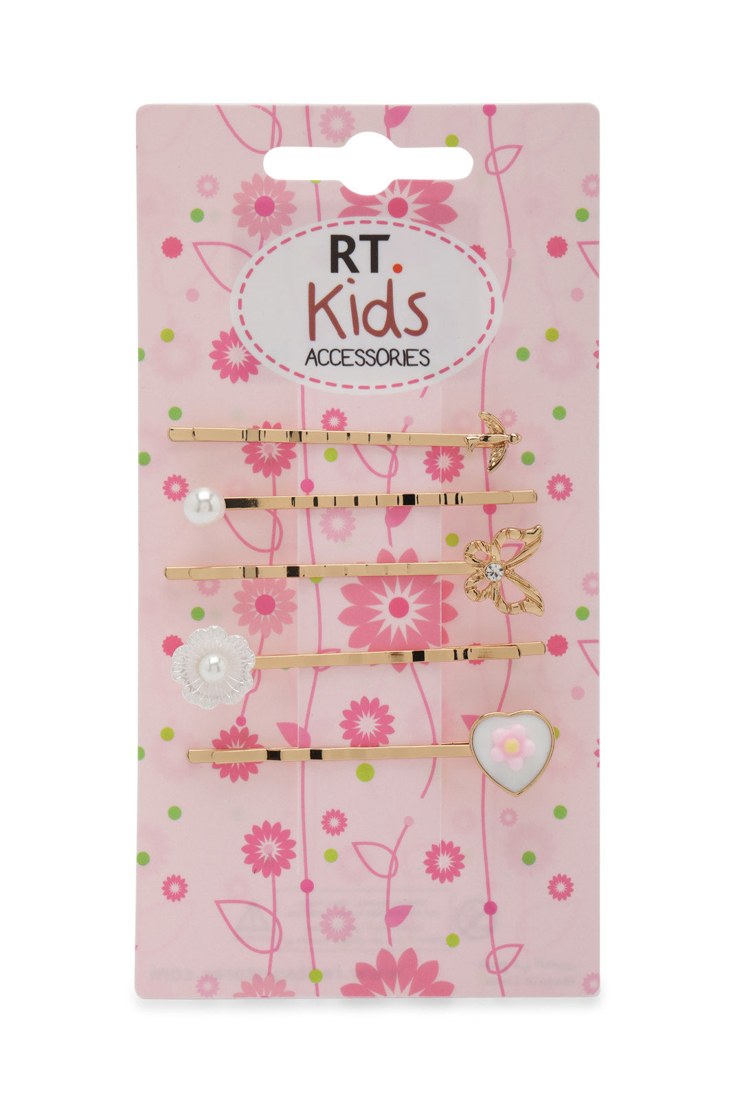 Redtag-S/5-Hair-Clip-Category:Hair-Accessories,-Colour:Assorted,-Dept:Girls,-Filter:Girls-Accessories,-GIR-Hair-Accessories,-New-In,-New-In-GIR-ACC,-Non-Sale,-Section:Girls-(0-to-14Yrs),-W22B-Girls-