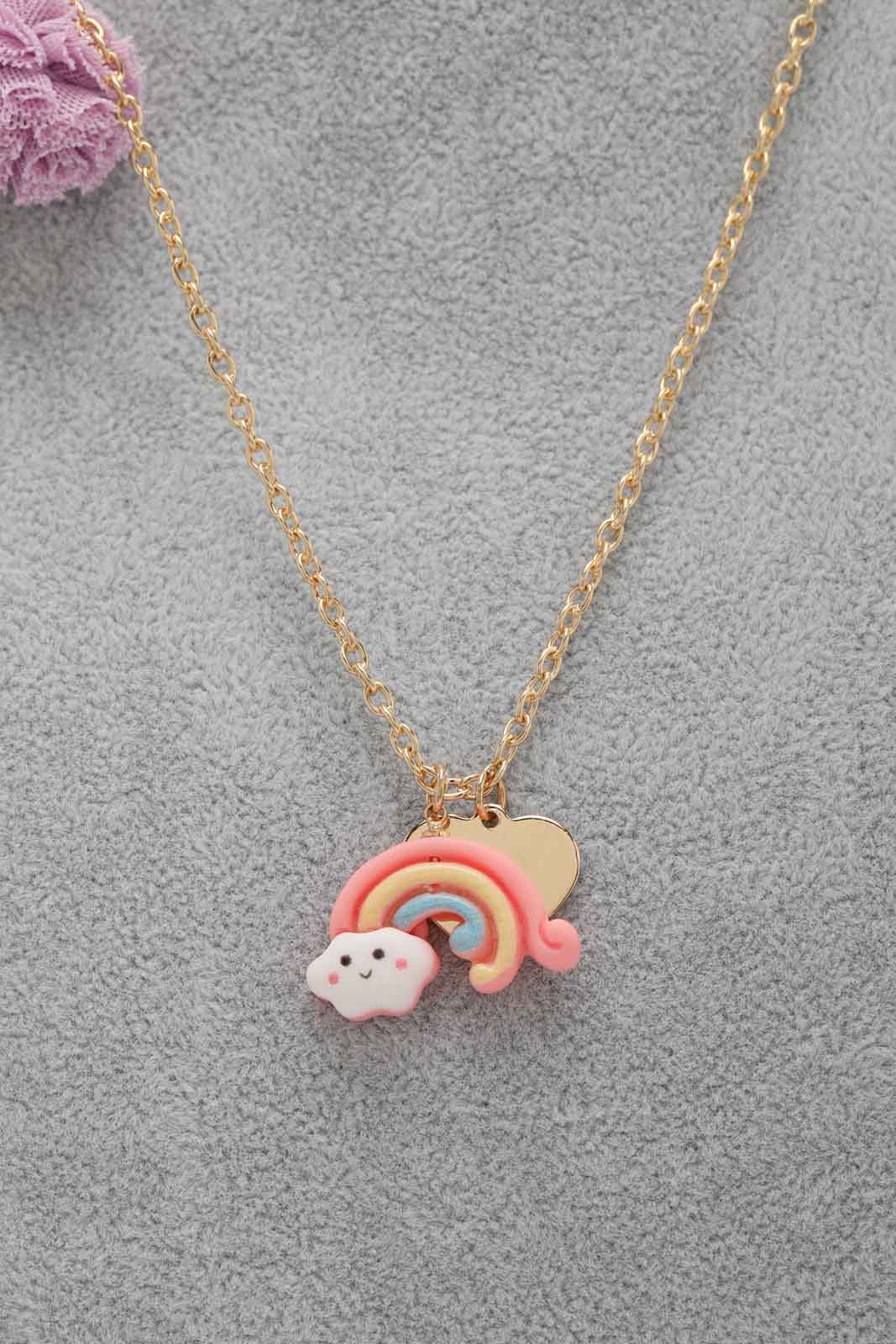 Redtag-S/1-Necklace+S/1-Bracelet-Category:Jewellery,-Colour:Assorted,-Dept:Girls,-Filter:Girls-Accessories,-GIR-Jewellery,-New-In,-New-In-GIR-ACC,-Non-Sale,-S23A,-Section:Girls-(0-to-14Yrs)-Girls-