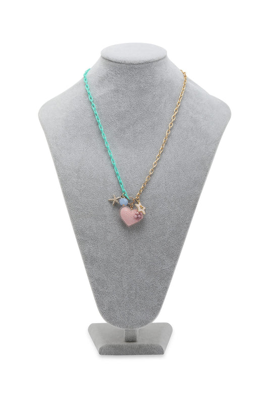 Redtag-S/1-Necklace+S/2-Stud+S/1-Ring-Category:Jewellery,-Colour:Assorted,-Dept:Girls,-Filter:Girls-Accessories,-GIR-Jewellery,-New-In,-New-In-GIR-ACC,-Non-Sale,-S23A,-Section:Girls-(0-to-14Yrs)-Girls-