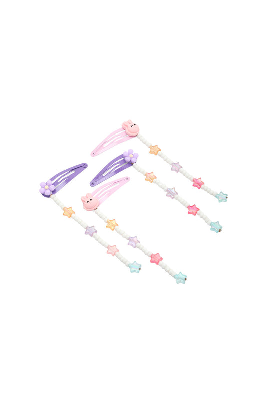 Redtag-S/4-Hair-Clip-Category:Hair-Accessories,-Colour:Assorted,-Dept:Girls,-Filter:Girls-Accessories,-GIR-Hair-Accessories,-New-In,-New-In-GIR-ACC,-Non-Sale,-S23A,-Section:Girls-(0-to-14Yrs)-Girls-