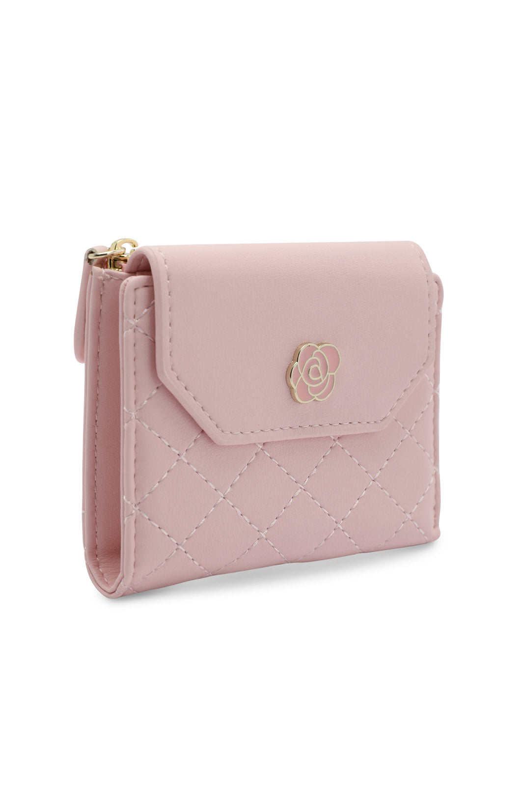 Redtag-Pink-Qulited-Purse-Category:Purse,-Colour:Pink,-Dept:Girls,-Filter:Girls-Accessories,-GIR-Bags,-New-In,-New-In-GIR-ACC,-Non-Sale,-S23A,-Section:Girls-(0-to-14Yrs)-Girls-