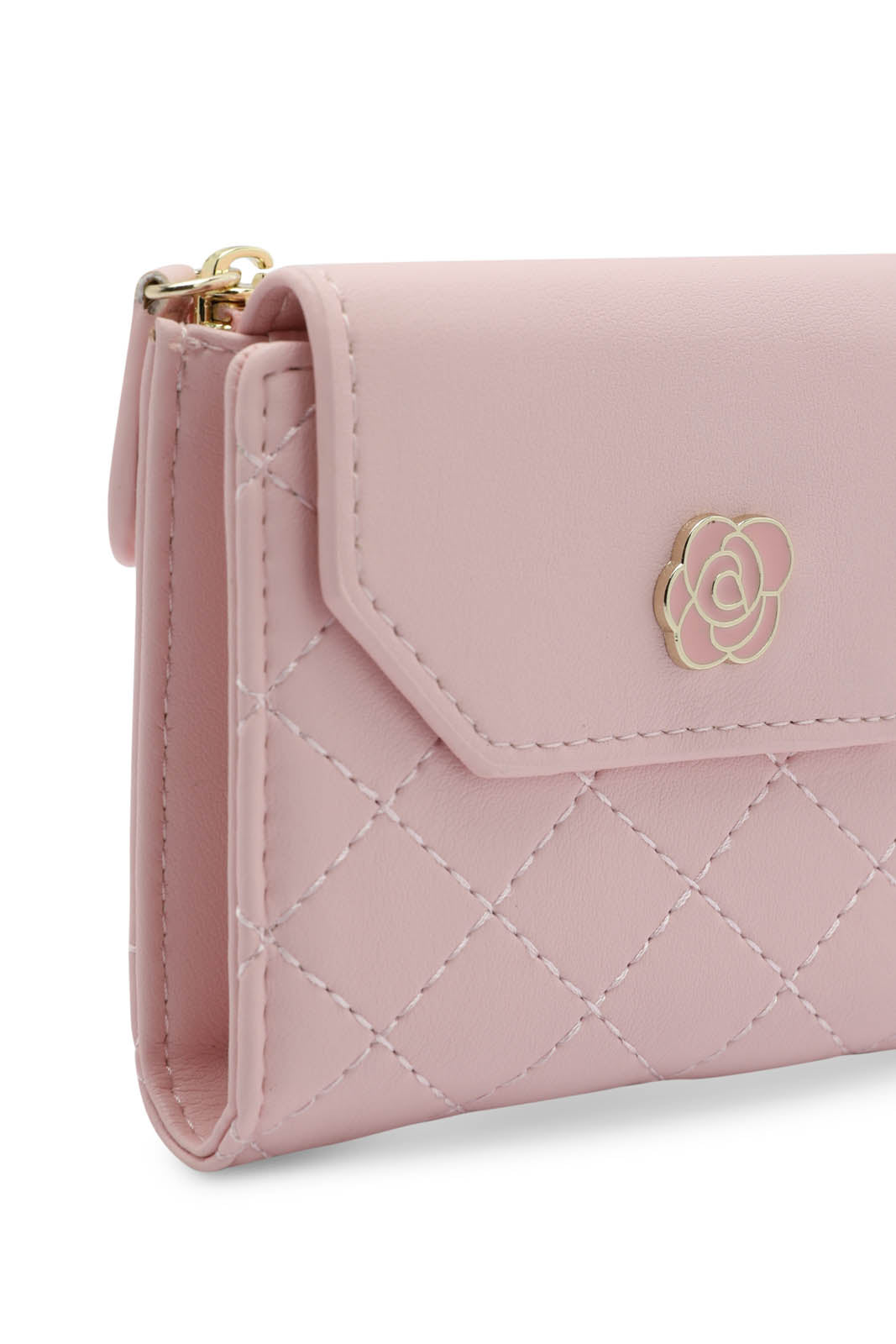 Redtag-Pink-Qulited-Purse-Category:Purse,-Colour:Pink,-Dept:Girls,-Filter:Girls-Accessories,-GIR-Bags,-New-In,-New-In-GIR-ACC,-Non-Sale,-S23A,-Section:Girls-(0-to-14Yrs)-Girls-