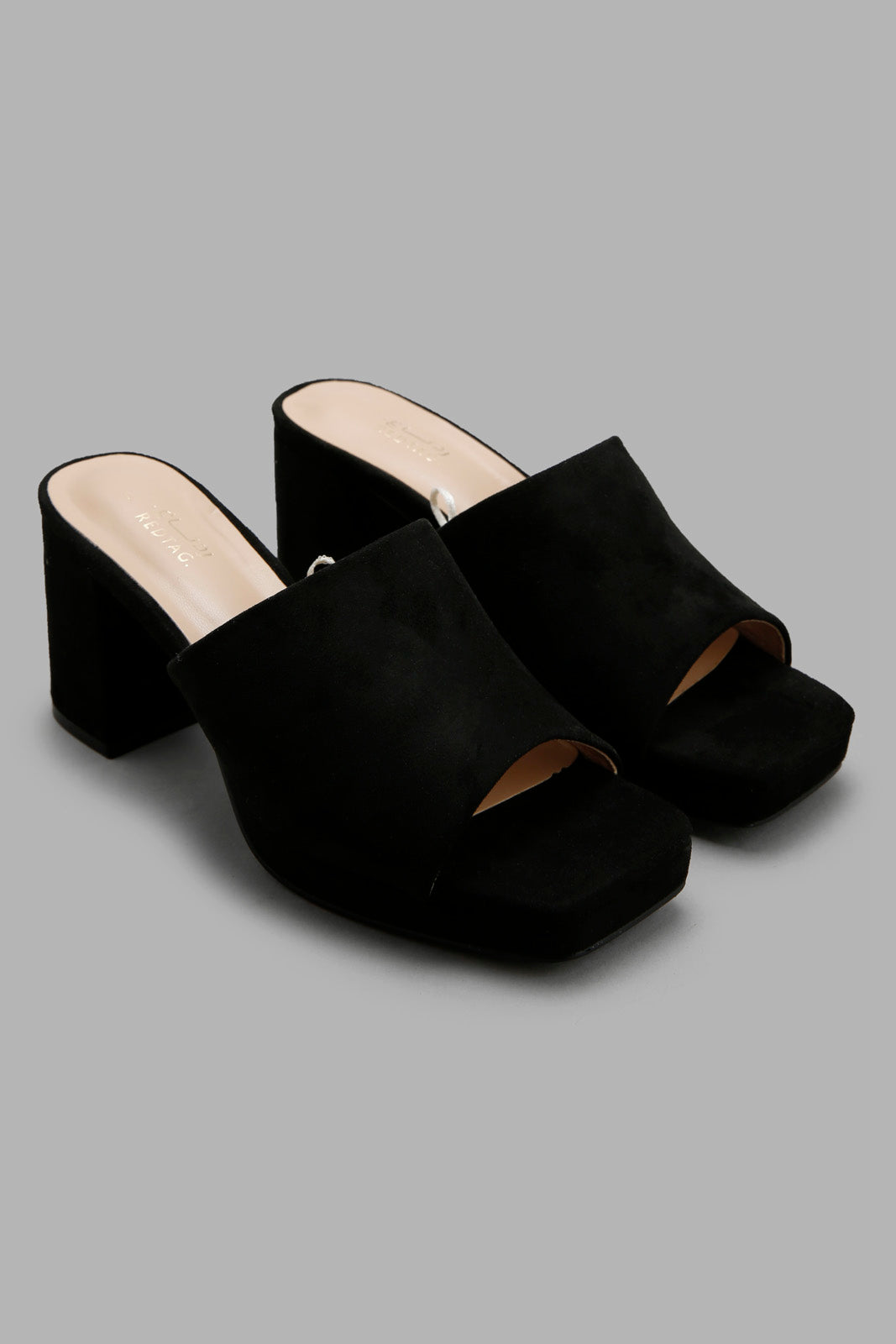 Redtag-Black-Platform-Mule-Category:Sandals,-Colour:Black,-Deals:New-In,-Filter:Women's-Footwear,-New-In-Women-FOO,-Non-Sale,-Section:Women,-W22B,-Women-Sandals-Women's-