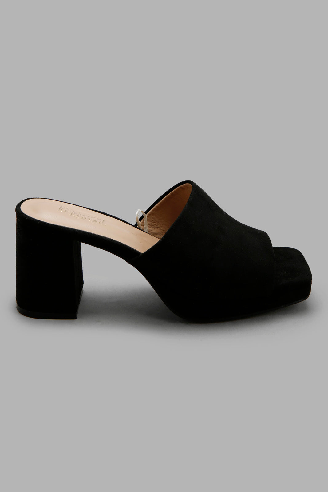 Redtag-Black-Platform-Mule-Category:Sandals,-Colour:Black,-Deals:New-In,-Filter:Women's-Footwear,-New-In-Women-FOO,-Non-Sale,-Section:Women,-W22B,-Women-Sandals-Women's-