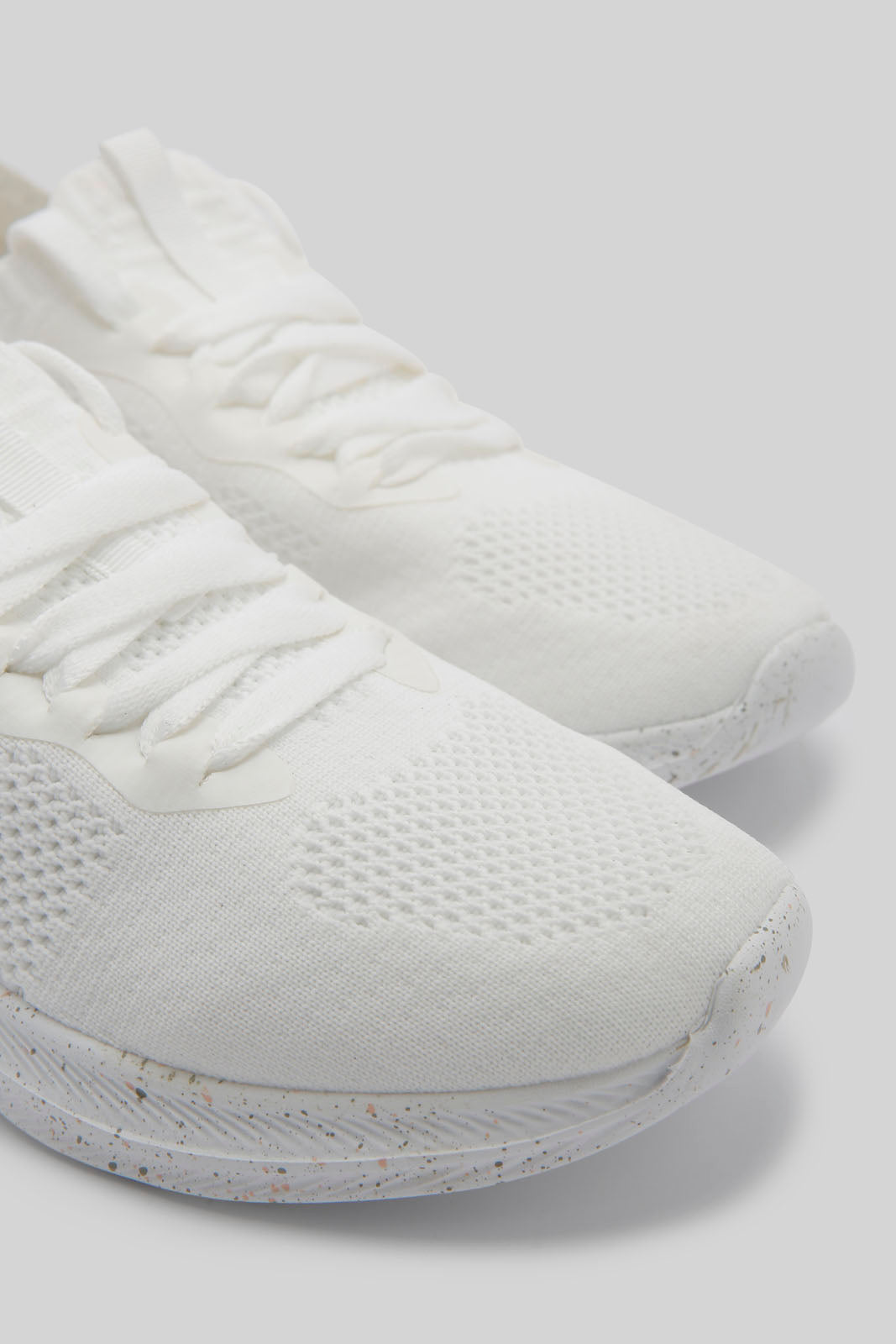 Redtag-White-Fly-Knit-Lace-Up-Sneaker-Category:Trainers,-Colour:White,-Deals:New-In,-Filter:Women's-Footwear,-New-In-Women-FOO,-Non-Sale,-Section:Women,-W22B,-Women-Trainers-Women's-