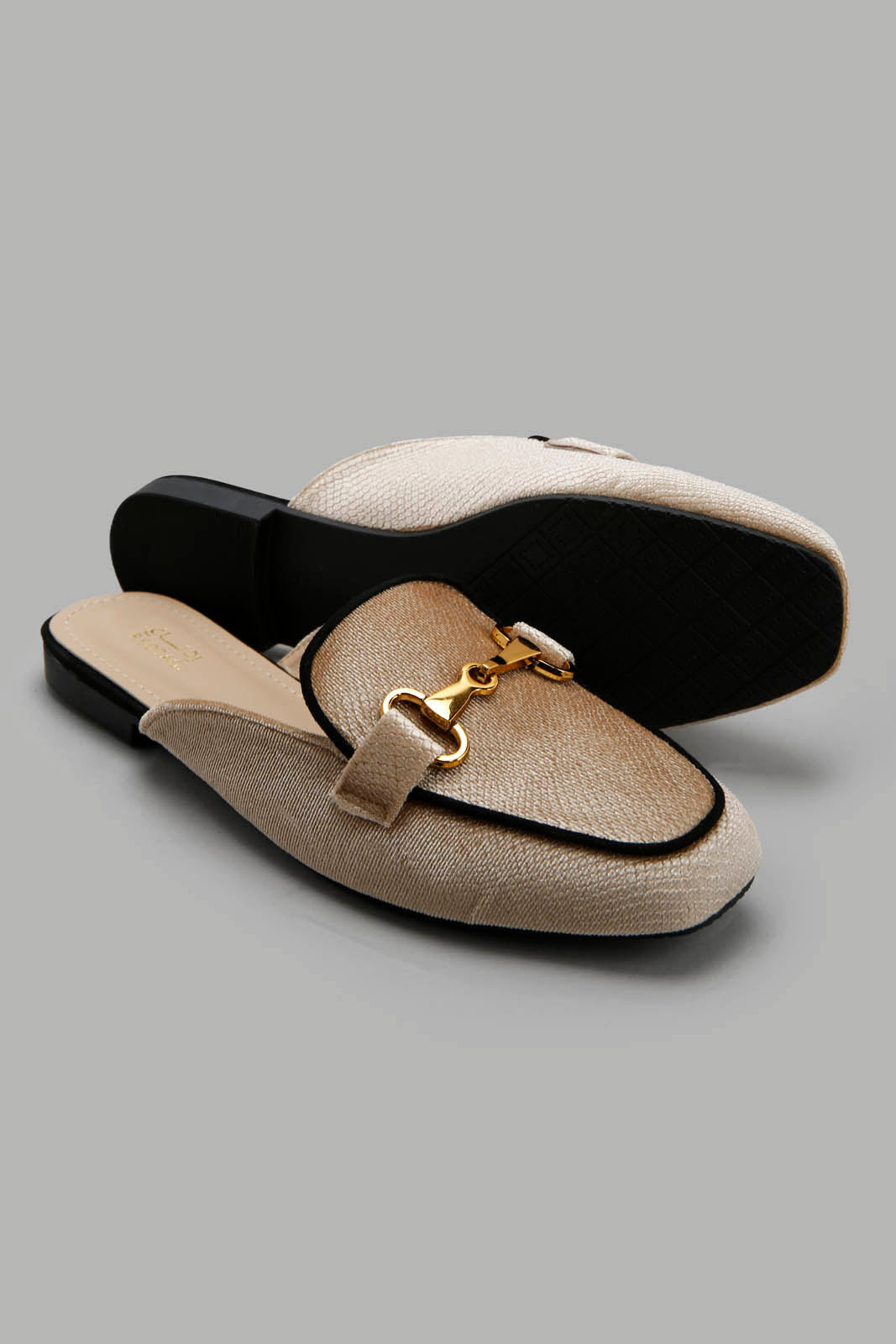 Redtag-Beige-Velvet-Snake-Closed-Toe-Loafer-Category:Shoes,-Colour:Beige,-Deals:New-In,-Filter:Women's-Footwear,-New-In-Women-FOO,-Non-Sale,-Section:Women,-W22B,-Women-Shoes-Women's-