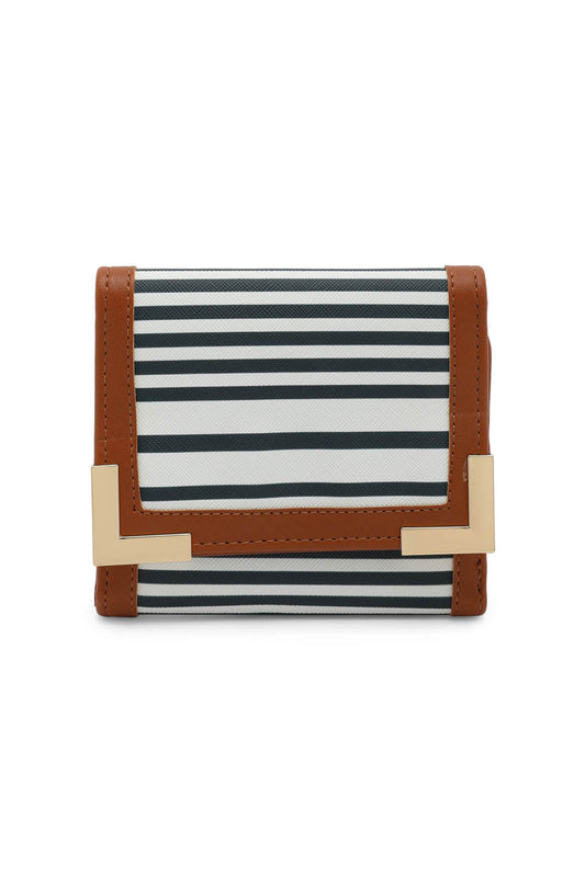 Redtag-White-And-Navy-Nautical-Stripe-Wallets-Category:Purse,-Colour:Assorted,-Dept:Ladieswear,-Filter:Women's-Accessories,-New-In,-New-In-Women-ACC,-Non-Sale,-Section:Women,-W22B,-Women-Bags-Women-