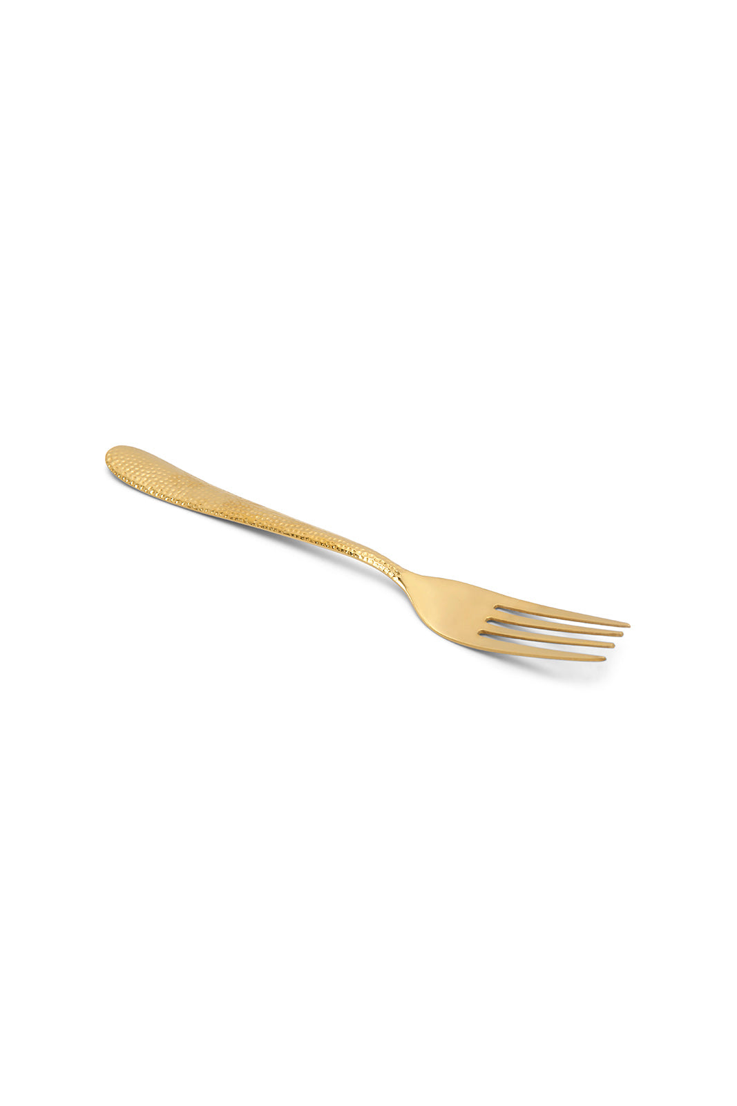 Redtag-Gold-Dinner-Fork-Hammered-Finish-Set-(4-Piece)-Category:Forks,-Colour:Gold,-Deals:New-In,-Dept:Home,-Filter:Home-Dining,-HMW-DIN-Cutlery,-New-In-HMW-DIN,-Non-Sale,-Section:Homewares,-W22B-Home-Dining-