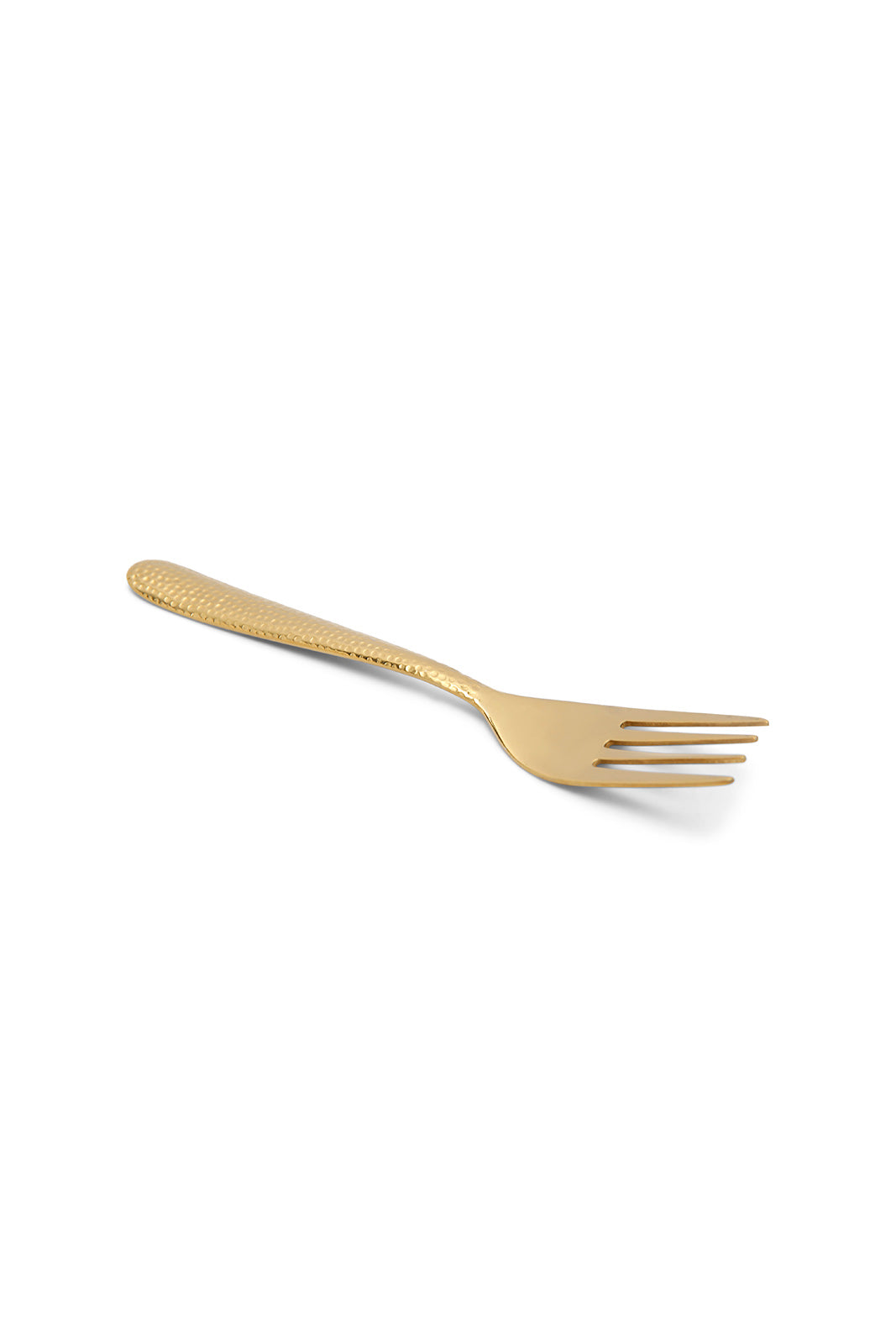 Redtag-Gold-Cake-Fork-Hammered-Finishset-(4-Piece)-Category:Forks,-Colour:Gold,-Deals:New-In,-Dept:Home,-Filter:Home-Dining,-HMW-DIN-Cutlery,-New-In-HMW-DIN,-Non-Sale,-Section:Homewares,-W22B-Home-Dining-