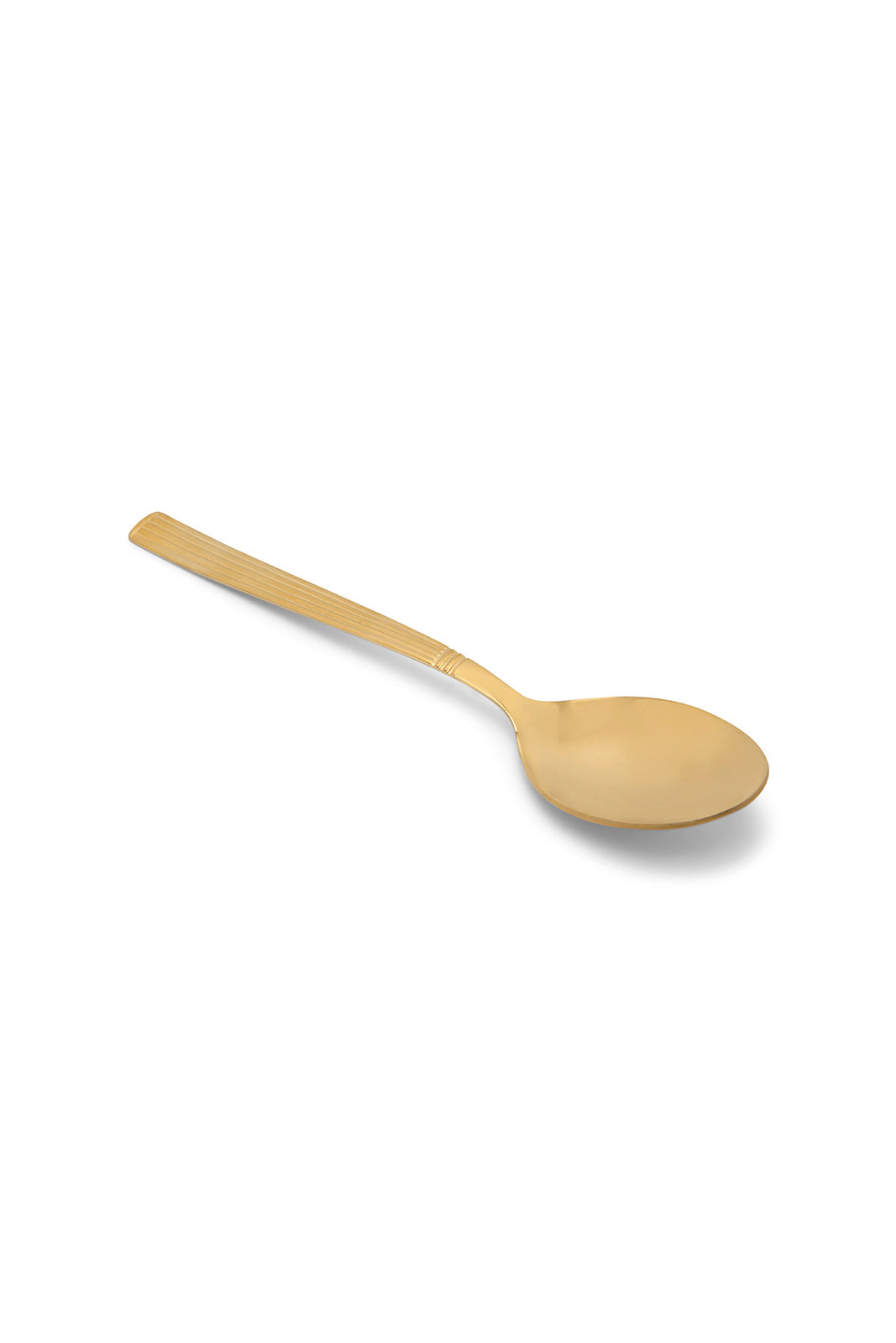 Redtag-Gold-Dinner-Spoon-Striped-Finish-Set-(4-Piece)-Category:Spoons,-Colour:Gold,-Deals:New-In,-Dept:Home,-Filter:Home-Dining,-HMW-DIN-Cutlery,-New-In-HMW-DIN,-Non-Sale,-Section:Homewares,-W22B-Home-Dining-