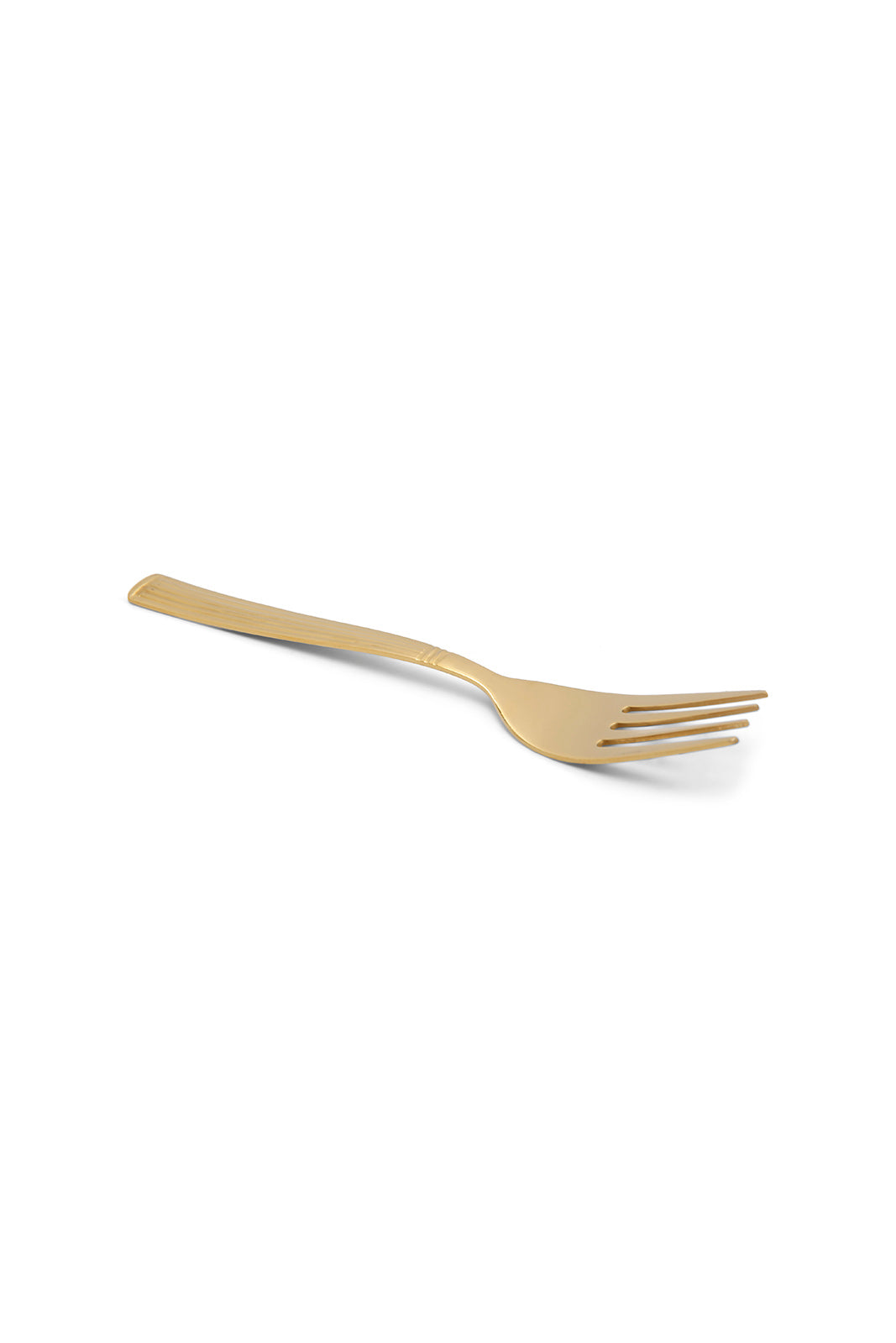 Redtag-Gold-Cake-Fork-Striped-Finishset-(4-Piece)-Category:Forks,-Colour:Gold,-Deals:New-In,-Dept:Home,-Filter:Home-Dining,-HMW-DIN-Cutlery,-New-In-HMW-DIN,-Non-Sale,-Section:Homewares,-W22B-Home-Dining-
