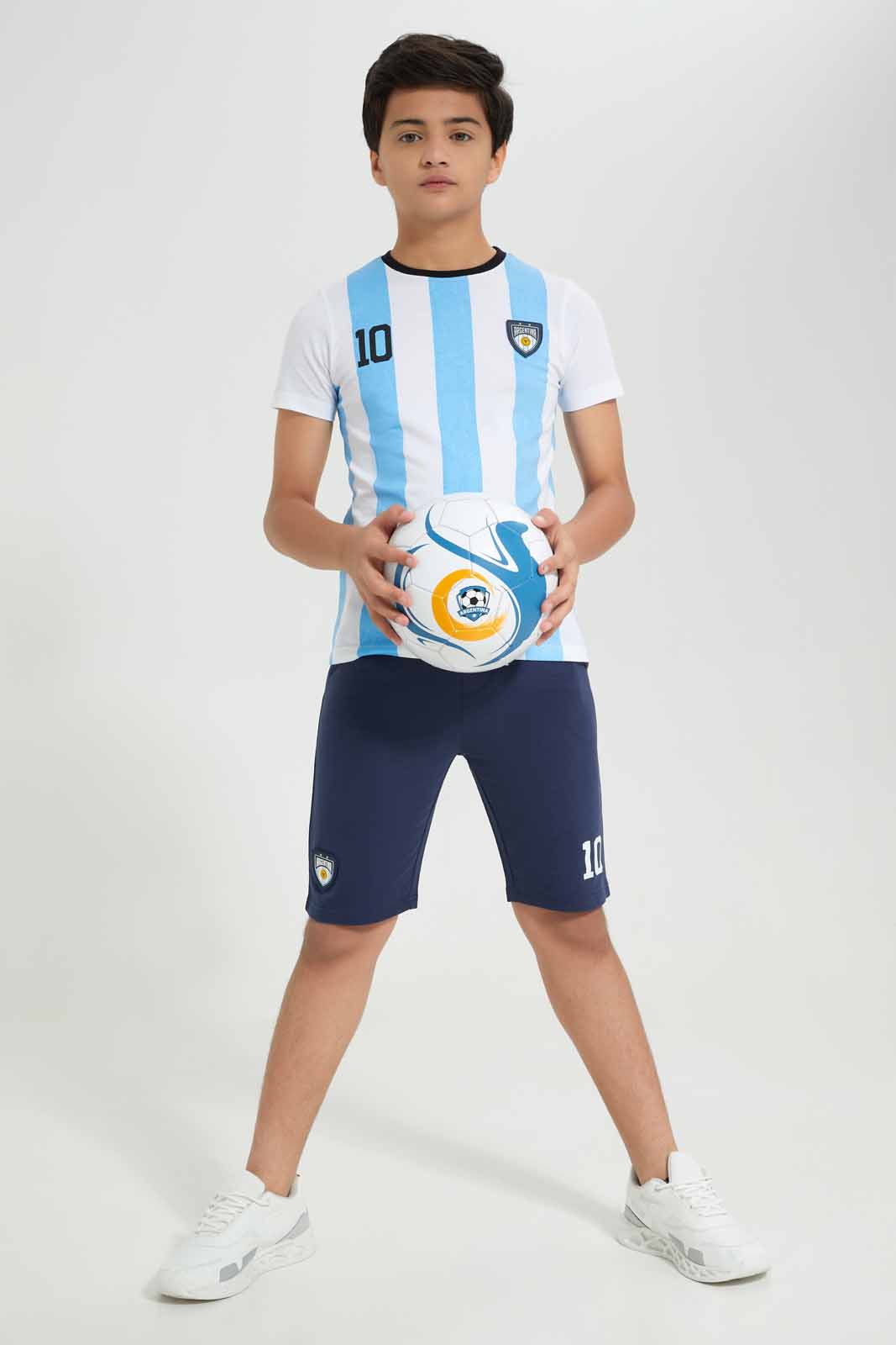 Redtag-White-Argentina-World-Cup-Tee-BSR-T-Shirts,-Category:T-Shirts,-Colour:White,-Deals:New-In,-Filter:Senior-Boys-(8-to-14-Yrs),-FWC,-New-In-BSR-APL,-Non-Sale,-Section:Boys-(0-to-14Yrs),-W22A-Senior-Boys-