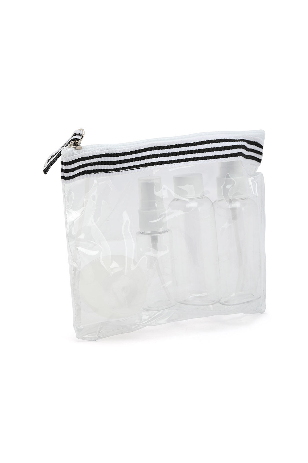 Redtag-White-4-In-1-Travel-Bottle-Set-Category:Bottles,-Colour:White,-Filter:Travel-Accessories,-IMP-Bottles,-New-In,-New-In-IMP-ACC,-Non-Sale,-S23A,-Section:Homewares-Travel-Accessories-