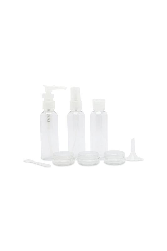 Redtag-White-4-In-1-Travel-Bottle-Set-Category:Bottles,-Colour:White,-Filter:Travel-Accessories,-IMP-Bottles,-New-In,-New-In-IMP-ACC,-Non-Sale,-S23A,-Section:Homewares-Travel-Accessories-