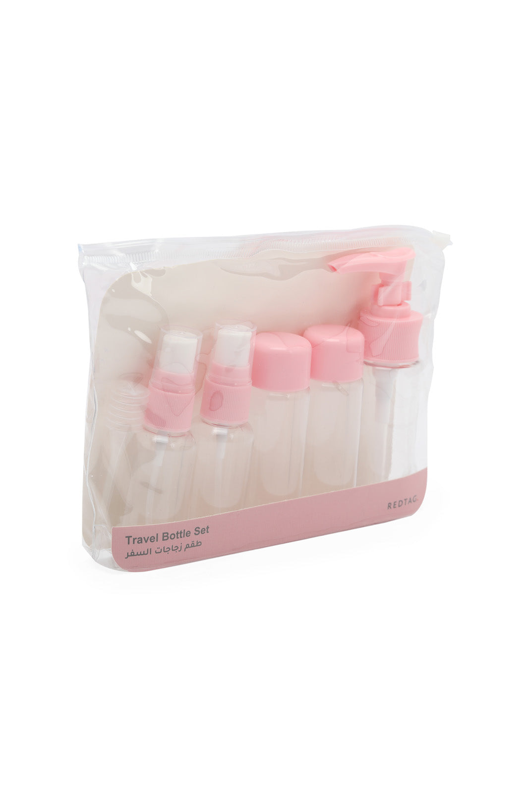 Redtag-Pink-4-In-1-Travel-Bottle-Set-Category:Bottles,-Colour:Pink,-Filter:Travel-Accessories,-IMP-Bottles,-New-In,-New-In-IMP-ACC,-Non-Sale,-S23A,-Section:Homewares-Travel-Accessories-