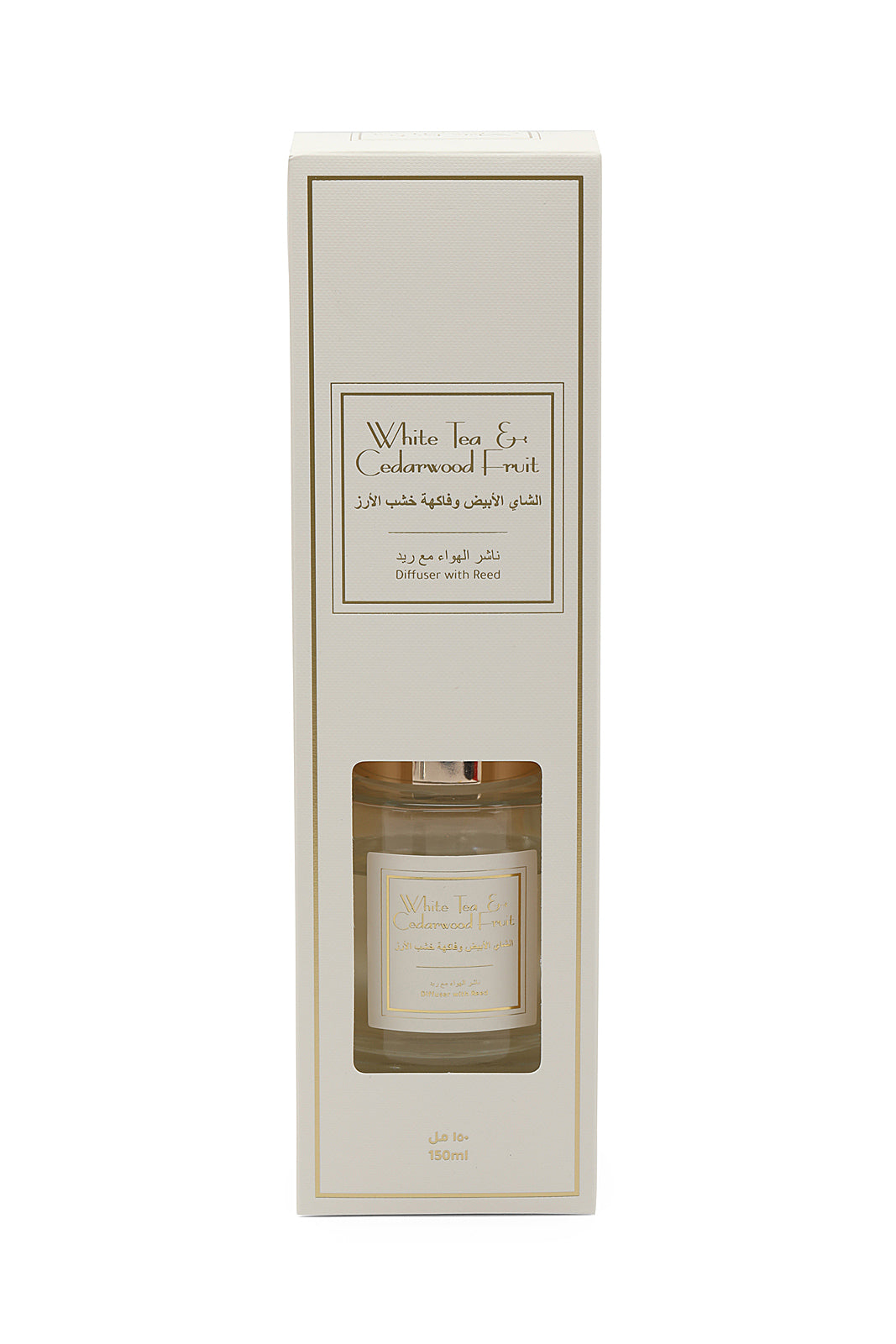 Redtag-White-Tea-Cedarwood-Diffuser-150Ml-Category:Diffuser,-Colour:White,-Deals:New-In,-Dept:Home,-Filter:Home-Decor,-HMW-HOM-Candle-&-Fragrances,-New-In-HMW-HOM,-Non-Sale,-Section:Homewares,-W22B-Home-Decor-