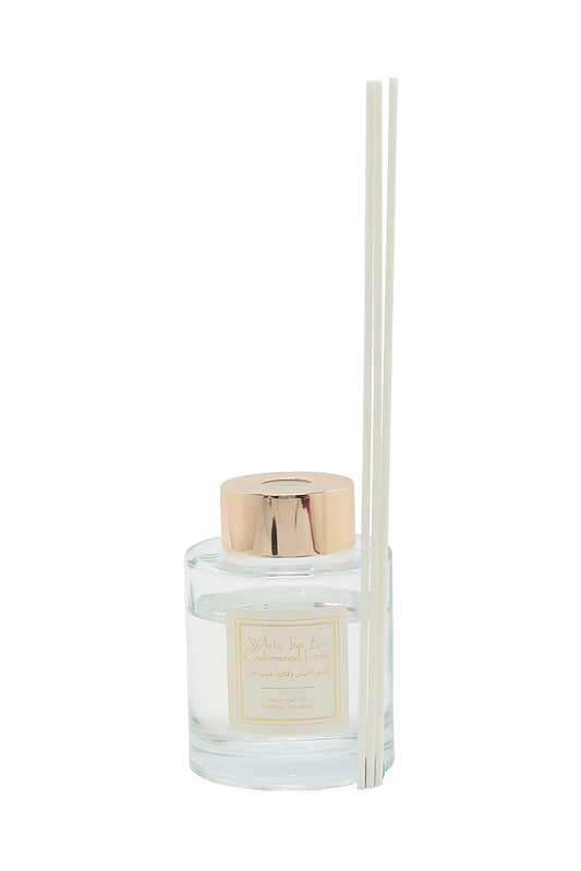 Redtag-White-Tea-Cedarwood-Diffuser-150Ml-Category:Diffuser,-Colour:White,-Deals:New-In,-Dept:Home,-Filter:Home-Decor,-HMW-HOM-Candle-&-Fragrances,-New-In-HMW-HOM,-Non-Sale,-Section:Homewares,-W22B-Home-Decor-