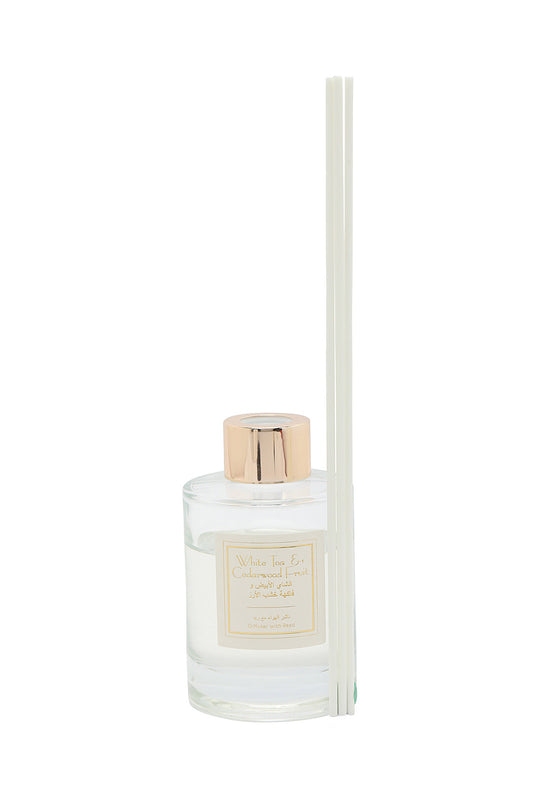 Redtag-White-Tea-Cedarwood-Diffuser-80Ml-Category:Diffuser,-Colour:White,-Deals:New-In,-Dept:Home,-Filter:Home-Decor,-HMW-HOM-Candle-&-Fragrances,-New-In-HMW-HOM,-Non-Sale,-Section:Homewares,-W22B-Home-Decor-
