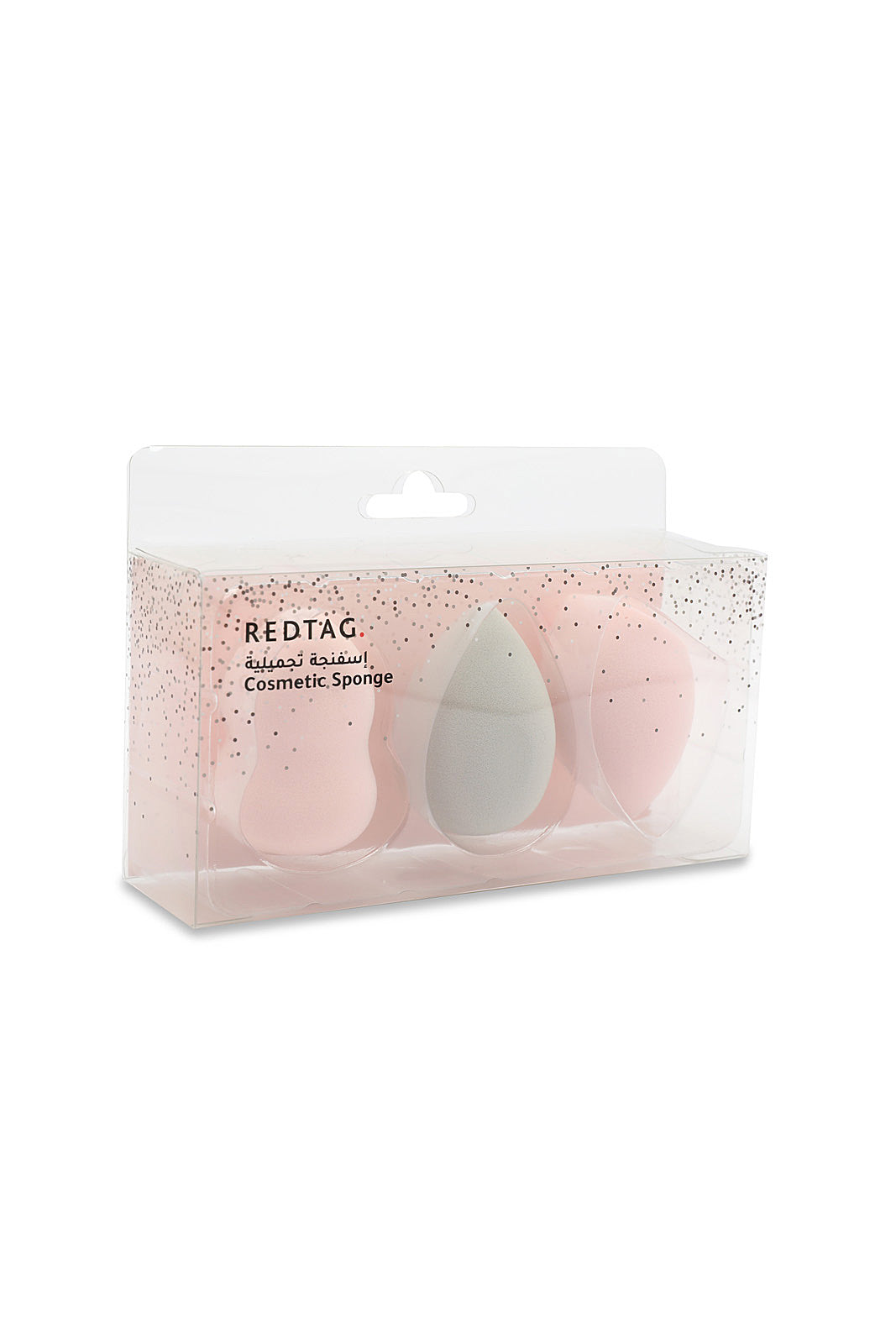 Redtag-Pink/Grey-Cosmetic-Sponge-Category:Jewellery,-Colour:Assorted,-Filter:Travel-Accessories,-IMP-Jewellery,-New-In,-New-In-IMP-ACC,-Non-Sale,-S23A,-Section:Homewares-Check-