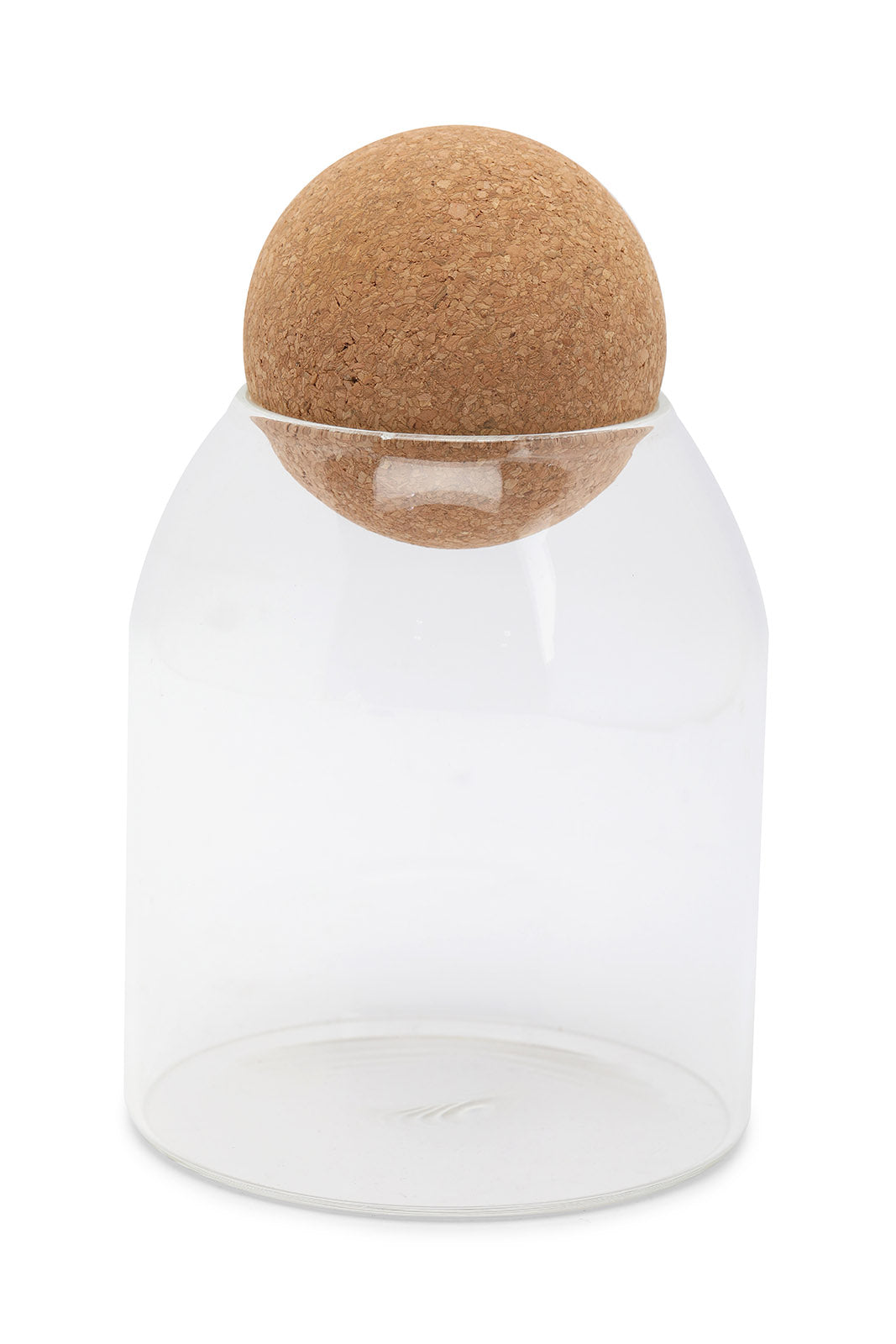 Redtag-Clear-Storage-Jar-With-Cork-Lid-(-Small)-Category:Canisters-And-Jars,-Colour:White,-Deals:New-In,-Dept:Home,-Filter:Home-Dining,-HMW-DIN-Storage,-New-In-HMW-DIN,-Non-Sale,-S23A,-Section:Homewares-Home-Dining-