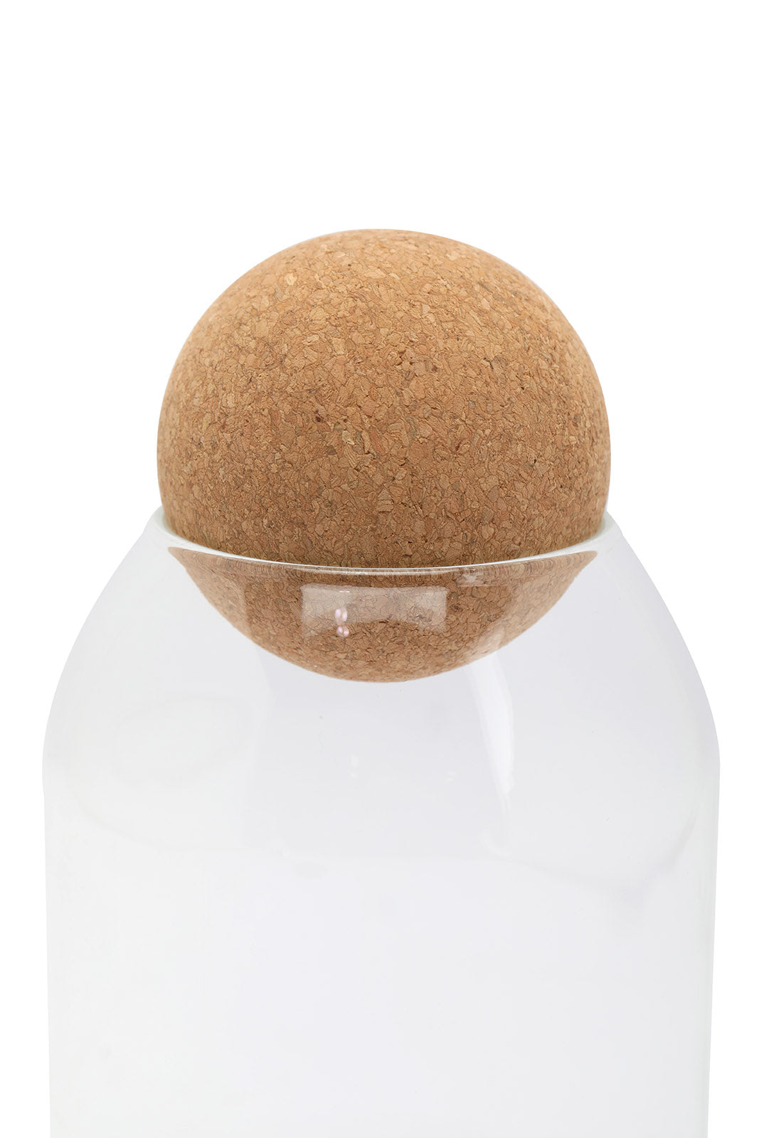 Redtag-Clear-Storage-Jar-With-Cork-Lid-(Medium)-Category:Canisters-And-Jars,-Colour:White,-Deals:New-In,-Dept:Home,-Filter:Home-Dining,-HMW-DIN-Storage,-New-In-HMW-DIN,-Non-Sale,-S23A,-Section:Homewares-Home-Dining-