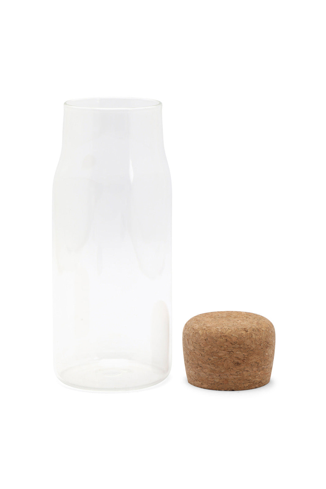 Redtag-Clear-Storage-Jar-With-Cork-Lid-(Large)-Category:Canisters-And-Jars,-Colour:White,-Deals:New-In,-Dept:Home,-Filter:Home-Dining,-HMW-DIN-Storage,-New-In-HMW-DIN,-Non-Sale,-S23A,-Section:Homewares-Home-Dining-