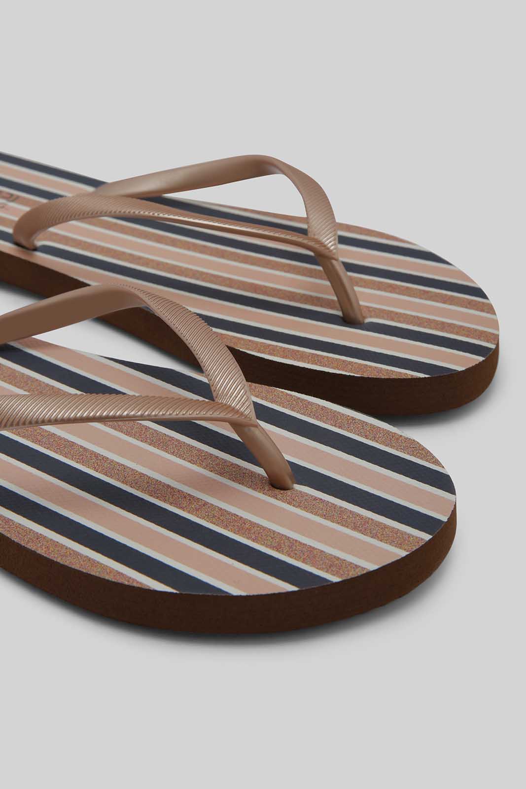 Redtag-Assorted-Stripe-Flip-Flop-Category:Flip-Flops,-Colour:Assorted,-Deals:New-In,-Filter:Women's-Footwear,-New-In-Women-FOO,-Non-Sale,-Section:Women,-W22B,-Women-Flip-Flops-Women's-