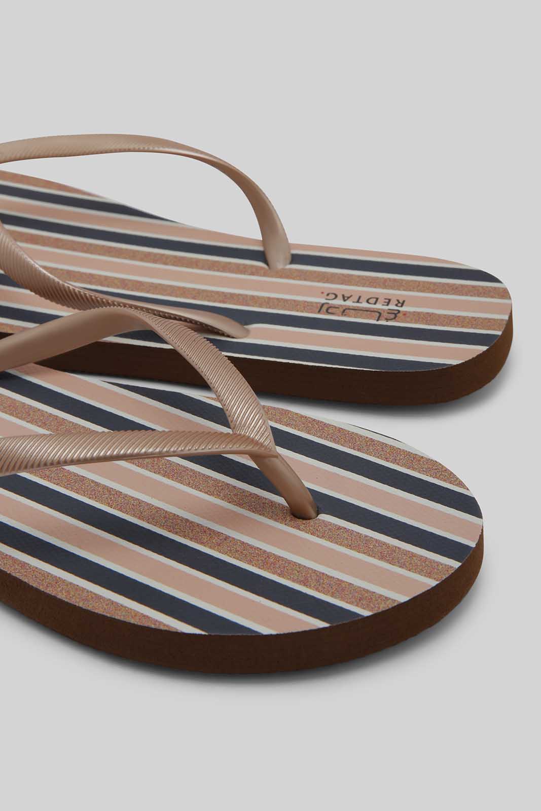 Redtag-Assorted-Stripe-Flip-Flop-Category:Flip-Flops,-Colour:Assorted,-Deals:New-In,-Filter:Women's-Footwear,-New-In-Women-FOO,-Non-Sale,-Section:Women,-W22B,-Women-Flip-Flops-Women's-