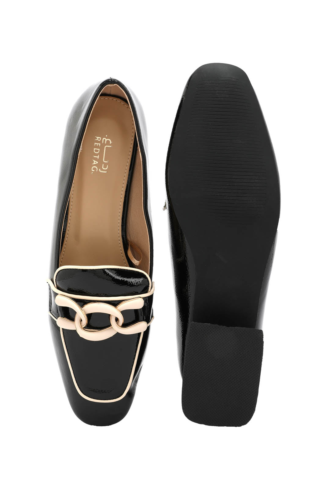 Redtag-Black-Patent-Loafer-Category:Formal-Shoes,-Colour:Black,-Deals:New-In,-Dept:Ladieswear,-Filter:Women's-Footwear,-New-In-Women-FOO,-Non-Sale,-Section:Women,-W22B,-Women-Formal-Shoes-Women's-