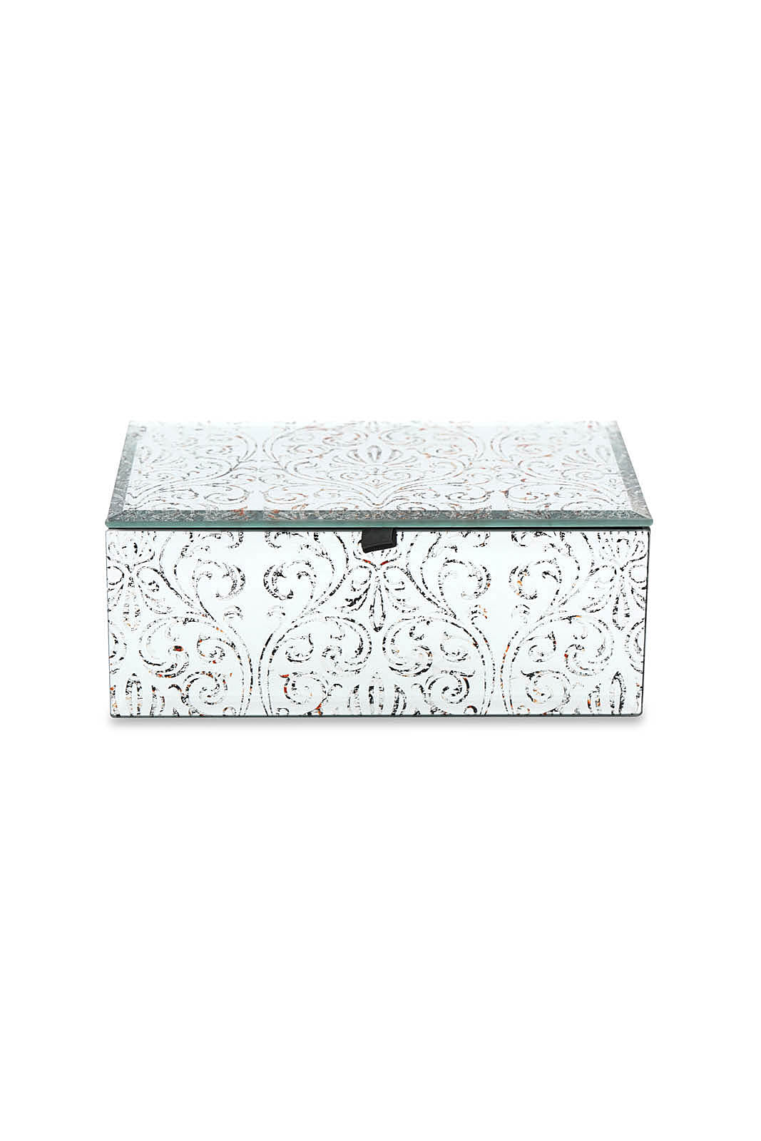 Redtag-Assorted-Damask-Pattern-Rectangle-Glass-Box(M)-Category:Fashion-Box,-Colour:Assorted,-Deals:New-In,-Dept:Home,-Filter:Home-Decor,-HMW-HOM-Decorative-Accessories,-New-In-HMW-HOM,-Non-Sale,-Section:Homewares,-W22B-Home-Decor-
