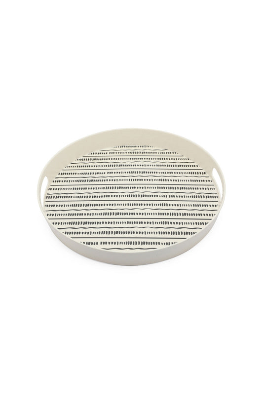 Redtag-Multicolour-Bamboo-Round-Tray-Category:Trays,-Colour:Multicolour,-Deals:New-In,-Dept:Home,-Filter:Home-Dining,-HMW-DIN-Serveware,-New-In-HMW-DIN,-Non-Sale,-S23A,-Section:Homewares-Home-Dining-