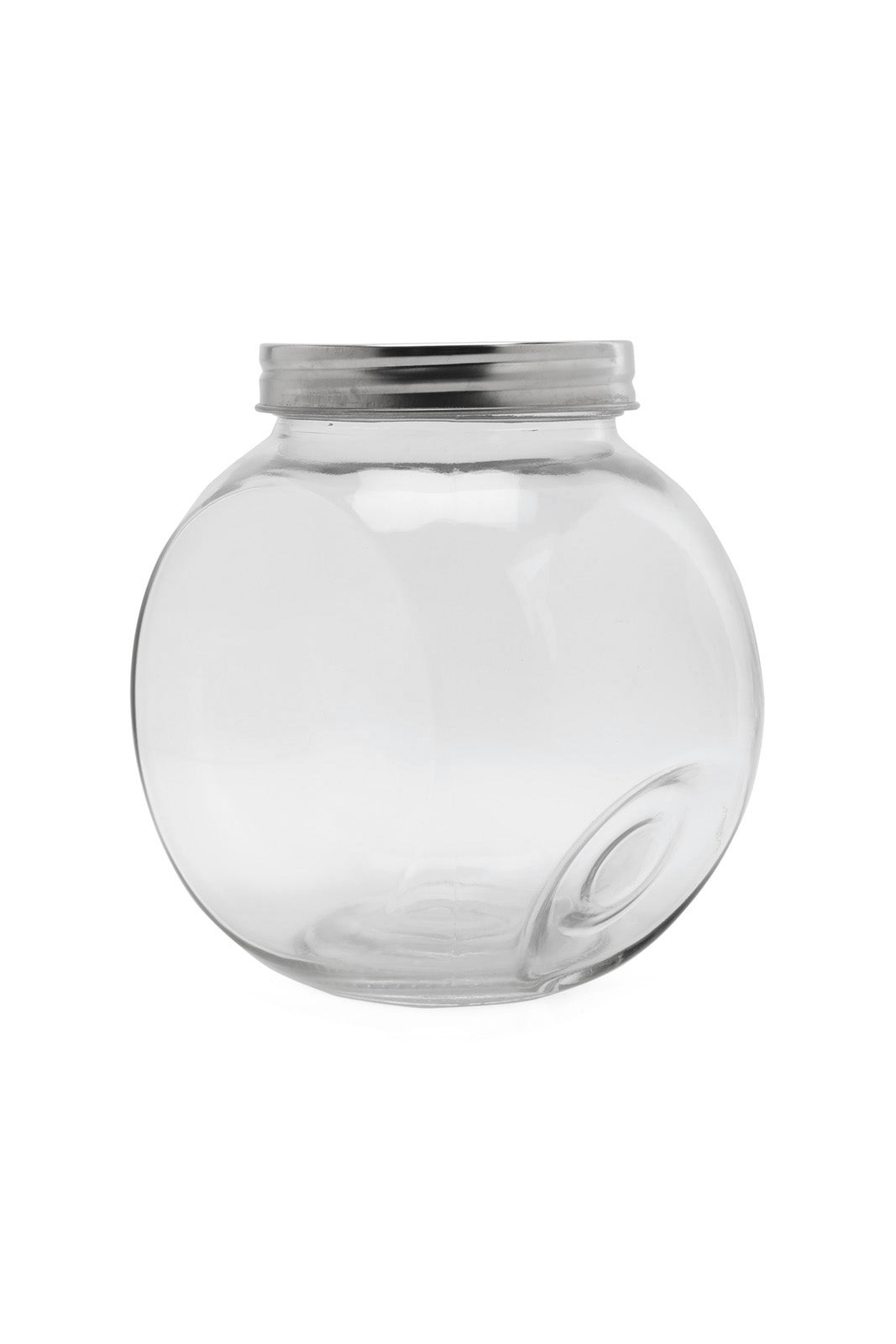 Redtag-Clear-Glass-Storage-Jar-(Large)-Category:Canisters-And-Jars,-Colour:White,-Deals:New-In,-Dept:Home,-Filter:Home-Dining,-HMW-DIN-Storage,-New-In-HMW-DIN,-Non-Sale,-S23A,-Section:Homewares-Home-Dining-