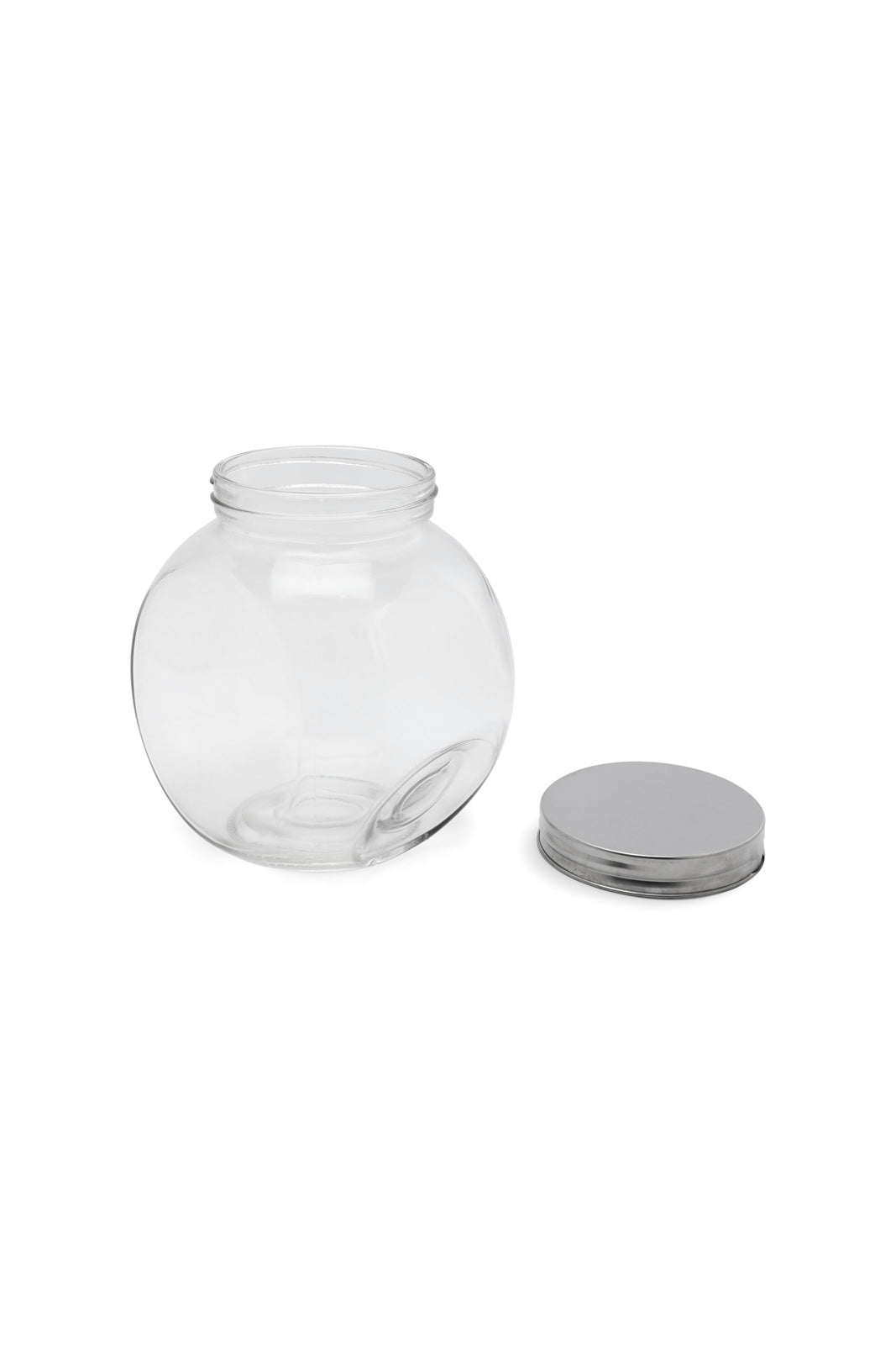 Redtag-Clear-Glass-Storage-Jar-(Large)-Category:Canisters-And-Jars,-Colour:White,-Deals:New-In,-Dept:Home,-Filter:Home-Dining,-HMW-DIN-Storage,-New-In-HMW-DIN,-Non-Sale,-S23A,-Section:Homewares-Home-Dining-