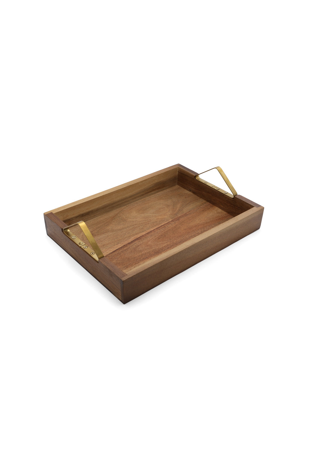 Redtag-Brown-Wooden-Rectangular-Tray-(Small)-Category:Trays,-Colour:Brown,-Deals:New-In,-Dept:Home,-Filter:Home-Dining,-HMW-DIN-Serveware,-New-In-HMW-DIN,-Non-Sale,-S23A,-Section:Homewares-Home-Dining-