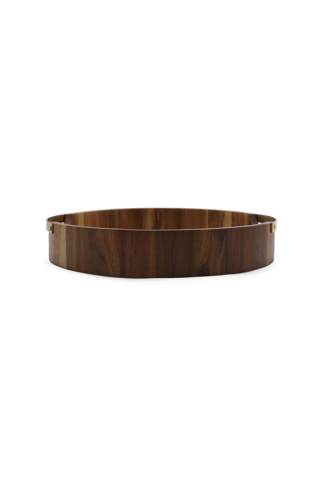 Redtag-Brown-Wooden-Round-Tray-(Medium)-Category:Trays,-Colour:Brown,-Deals:New-In,-Dept:Home,-Filter:Home-Dining,-HMW-DIN-Serveware,-New-In-HMW-DIN,-Non-Sale,-S23A,-Section:Homewares-Home-Dining-