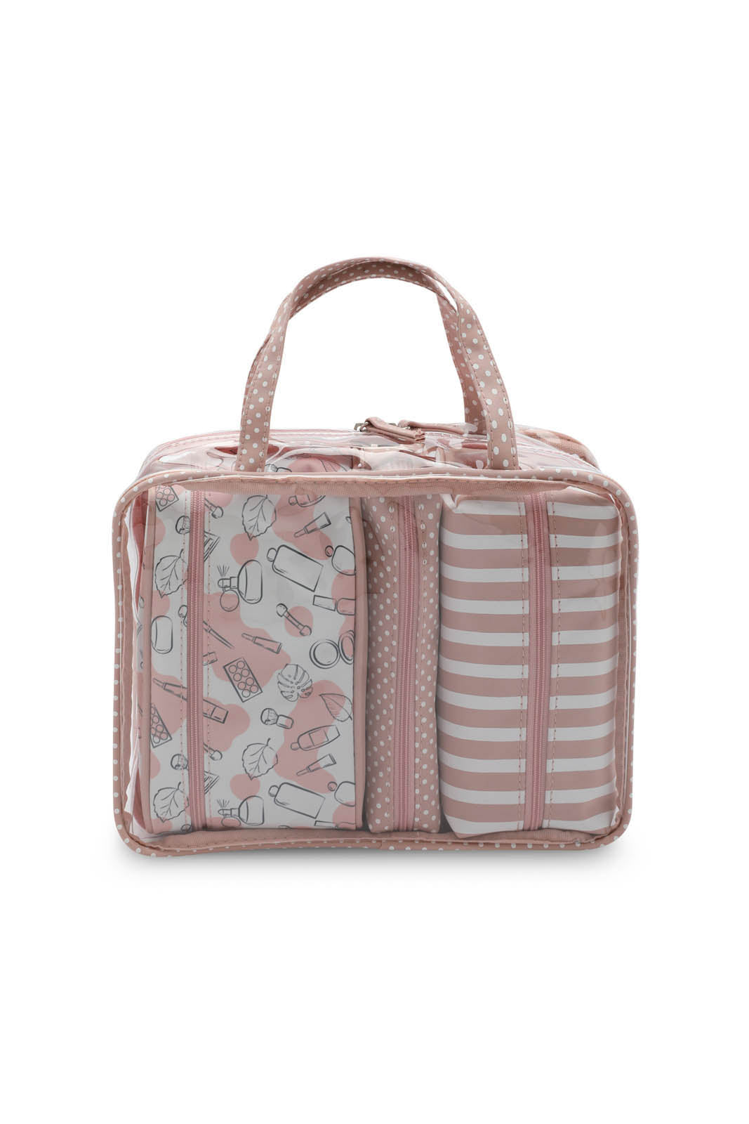 Redtag-Multi-Colour-Printed-Cosmetic-Pouches-Category:Cosmetics,-Colour:Assorted,-Dept:Ladieswear,-Filter:Women's-Accessories,-New-In,-New-In-Women-ACC,-Non-Sale,-S23A,-Section:Women,-Women-Cosmetics-Women-