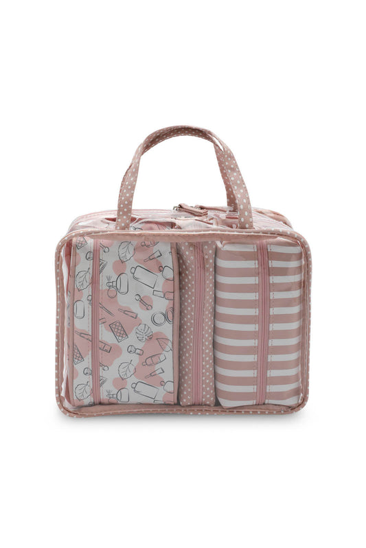 Redtag-Multi-Colour-Printed-Cosmetic-Pouches-Category:Cosmetics,-Colour:Assorted,-Dept:Ladieswear,-Filter:Women's-Accessories,-New-In,-New-In-Women-ACC,-Non-Sale,-S23A,-Section:Women,-Women-Cosmetics-Women-